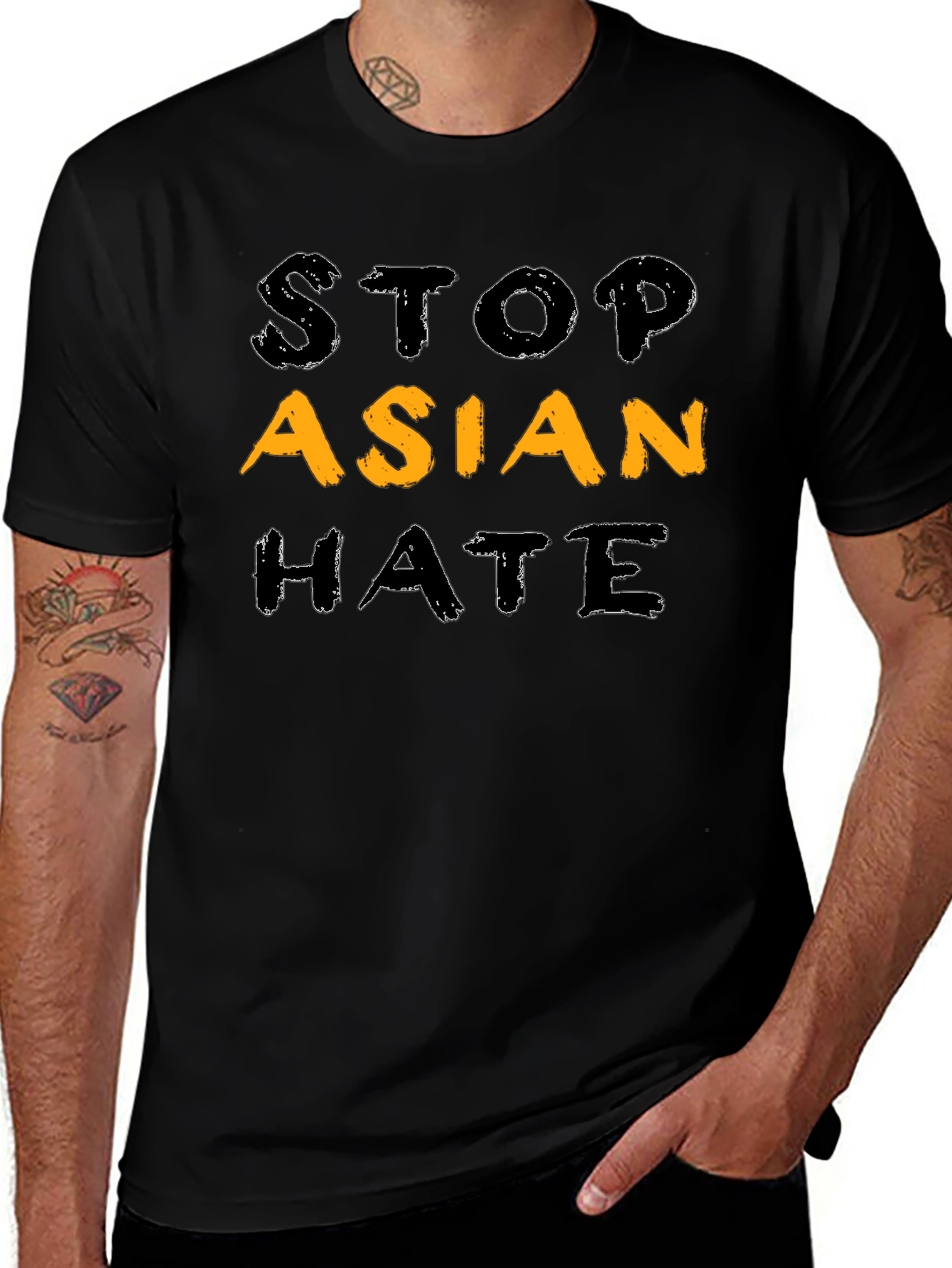 Stop Asian Hate Graphic T-Shirt