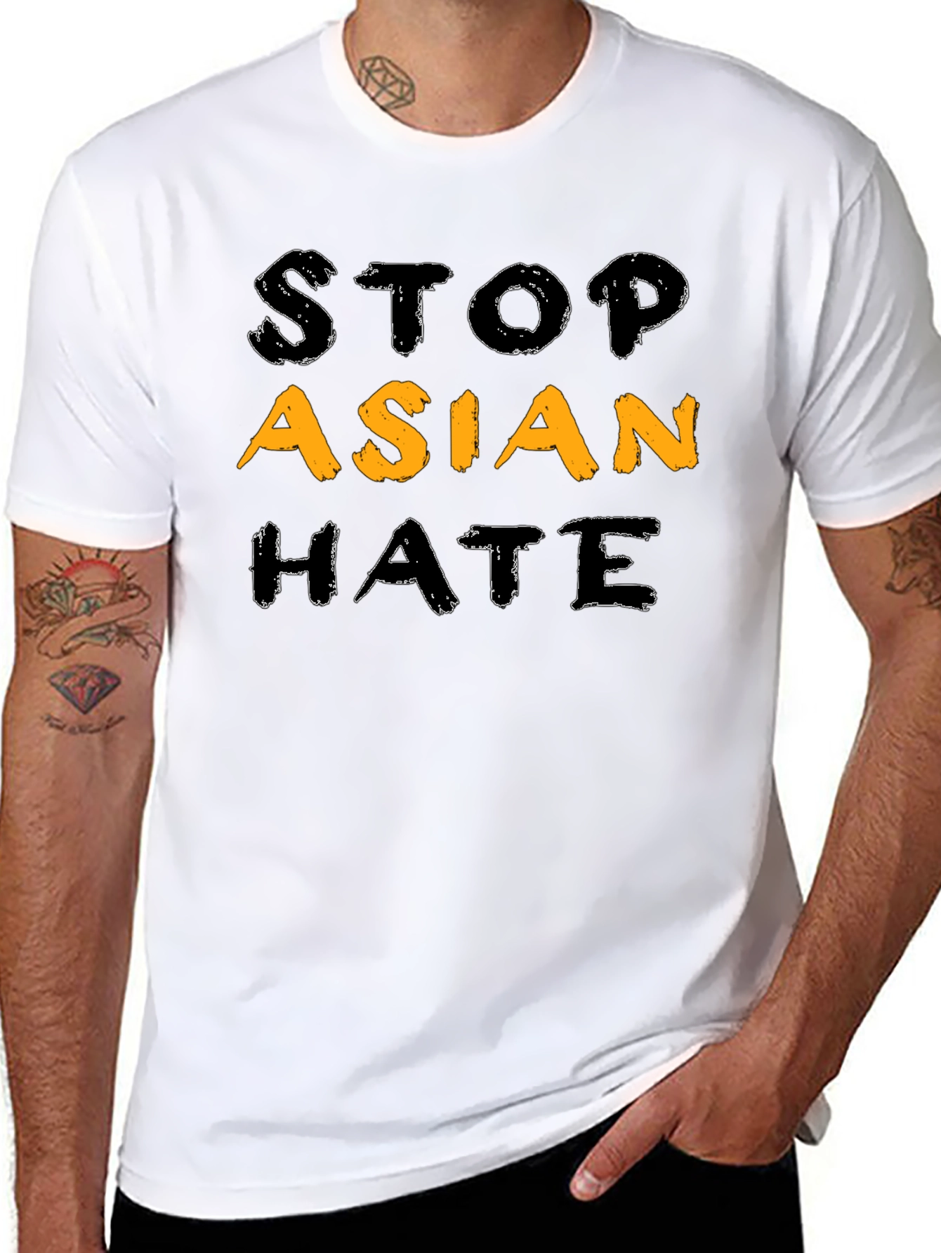 Stop Asian Hate Graphic T-Shirt