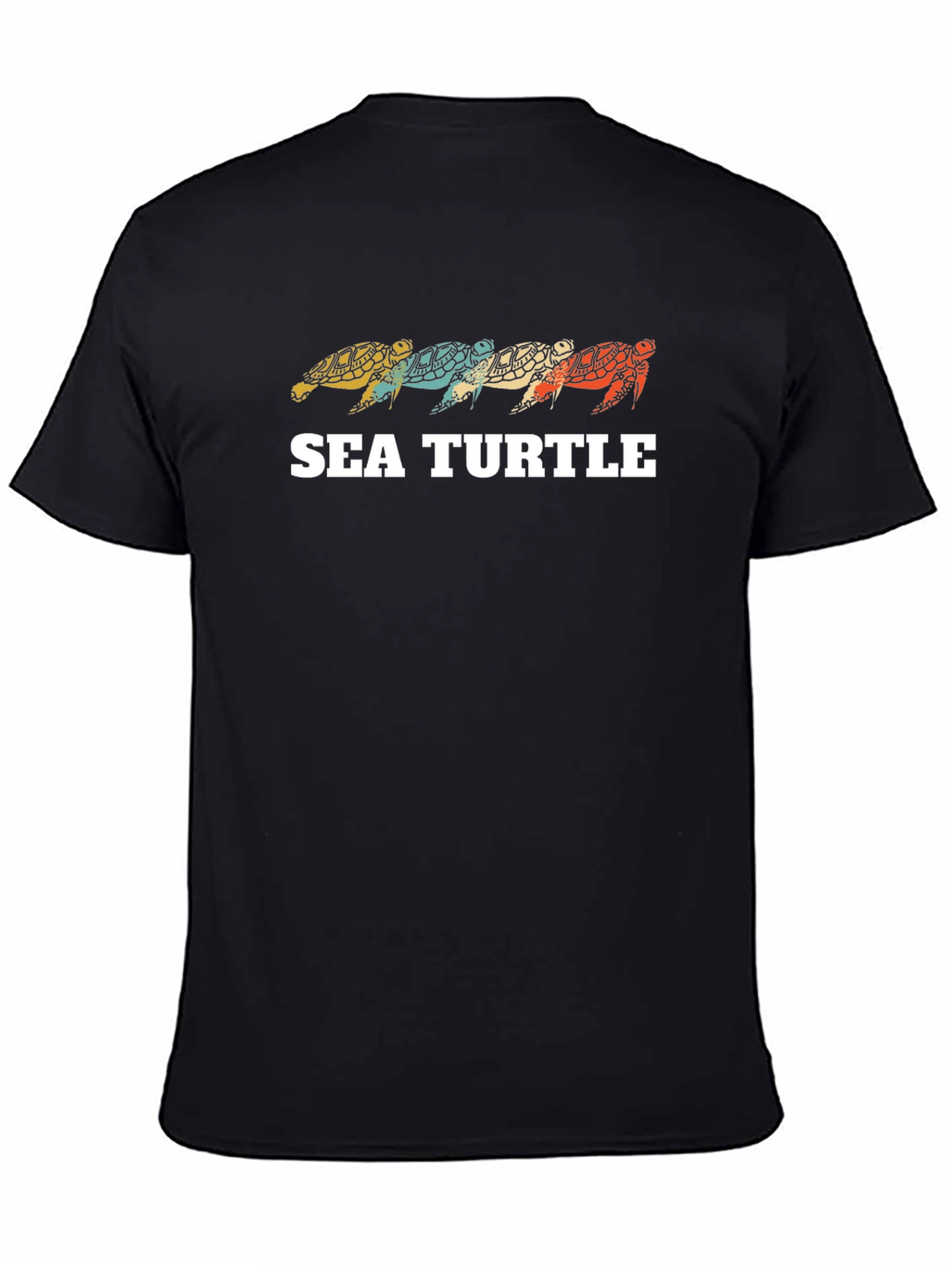 Retro Sea Turtle Graphic T-Shirt