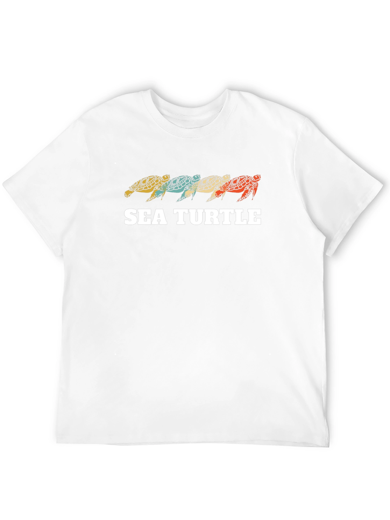 Retro Sea Turtle Graphic T-Shirt
