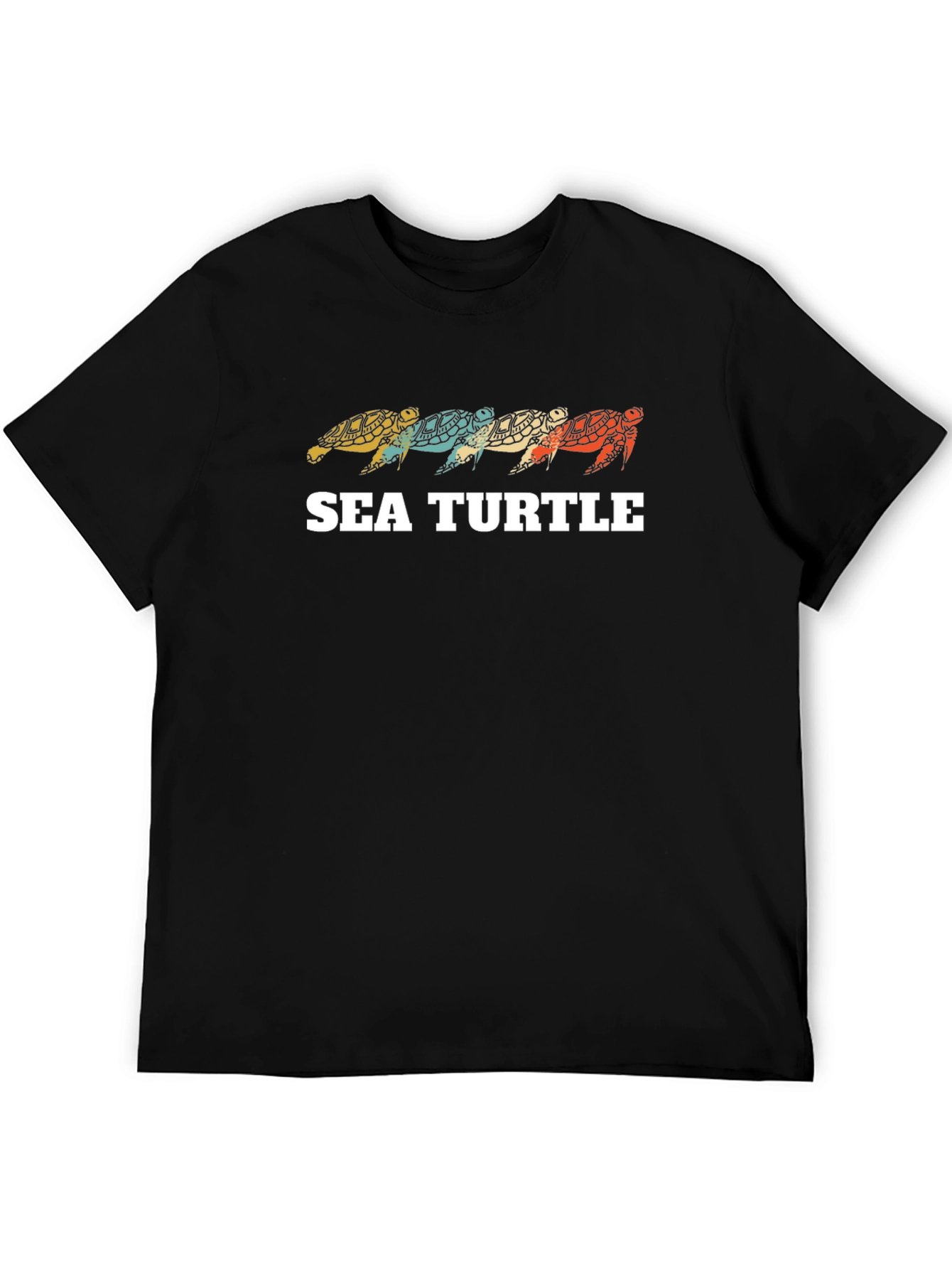 Retro Sea Turtle Graphic T-Shirt