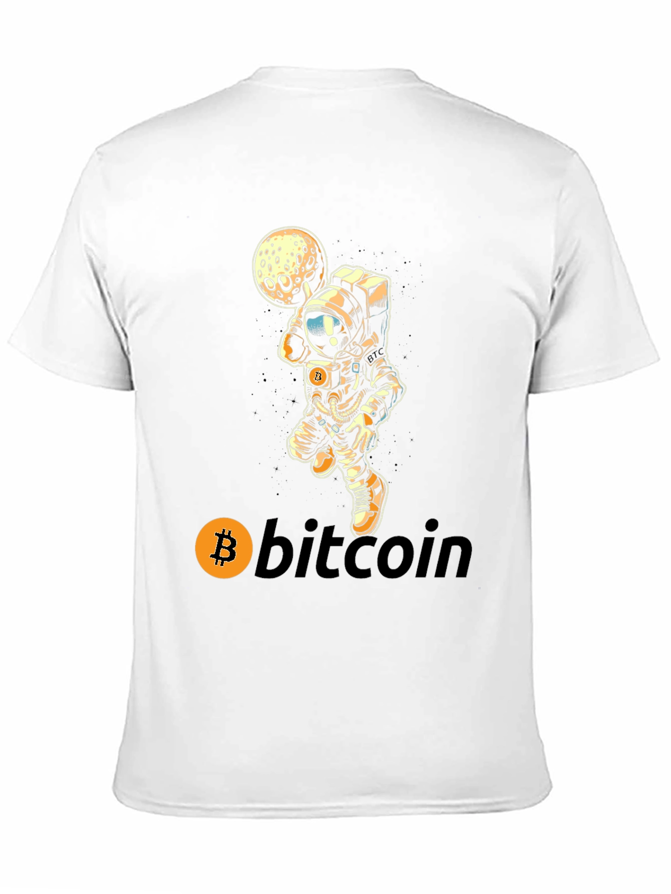 Bitcoin Astronaut T-Shirt - Crypto Moonshot Tee
