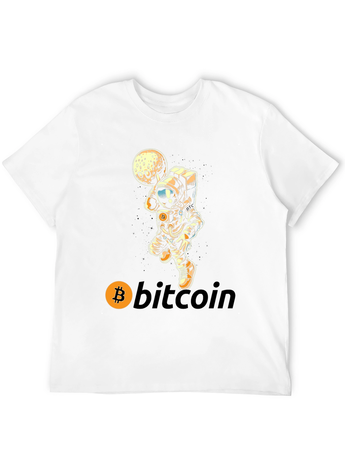 Bitcoin Astronaut T-Shirt - Crypto Moonshot Tee