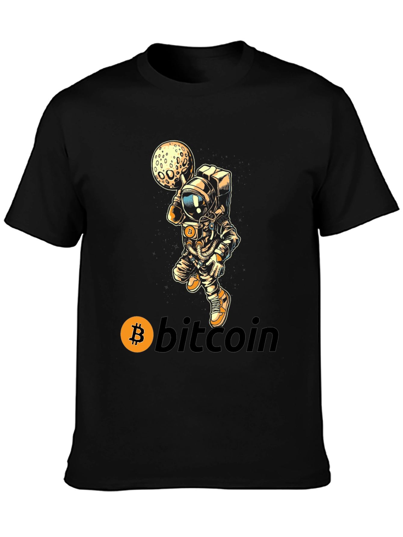 Bitcoin Astronaut T-Shirt - Crypto Moonshot Tee