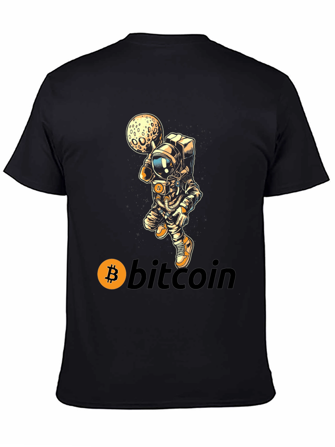 Bitcoin Astronaut T-Shirt - Crypto Moonshot Tee