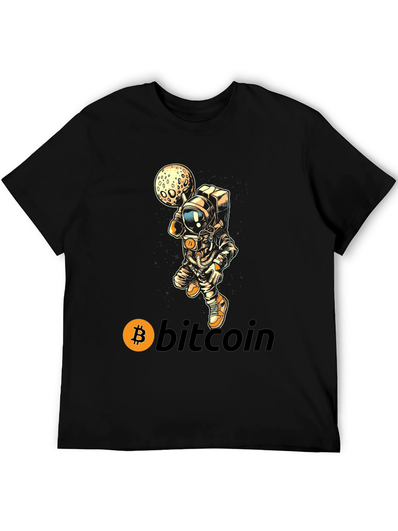Bitcoin Astronaut T-Shirt - Crypto Moonshot Tee