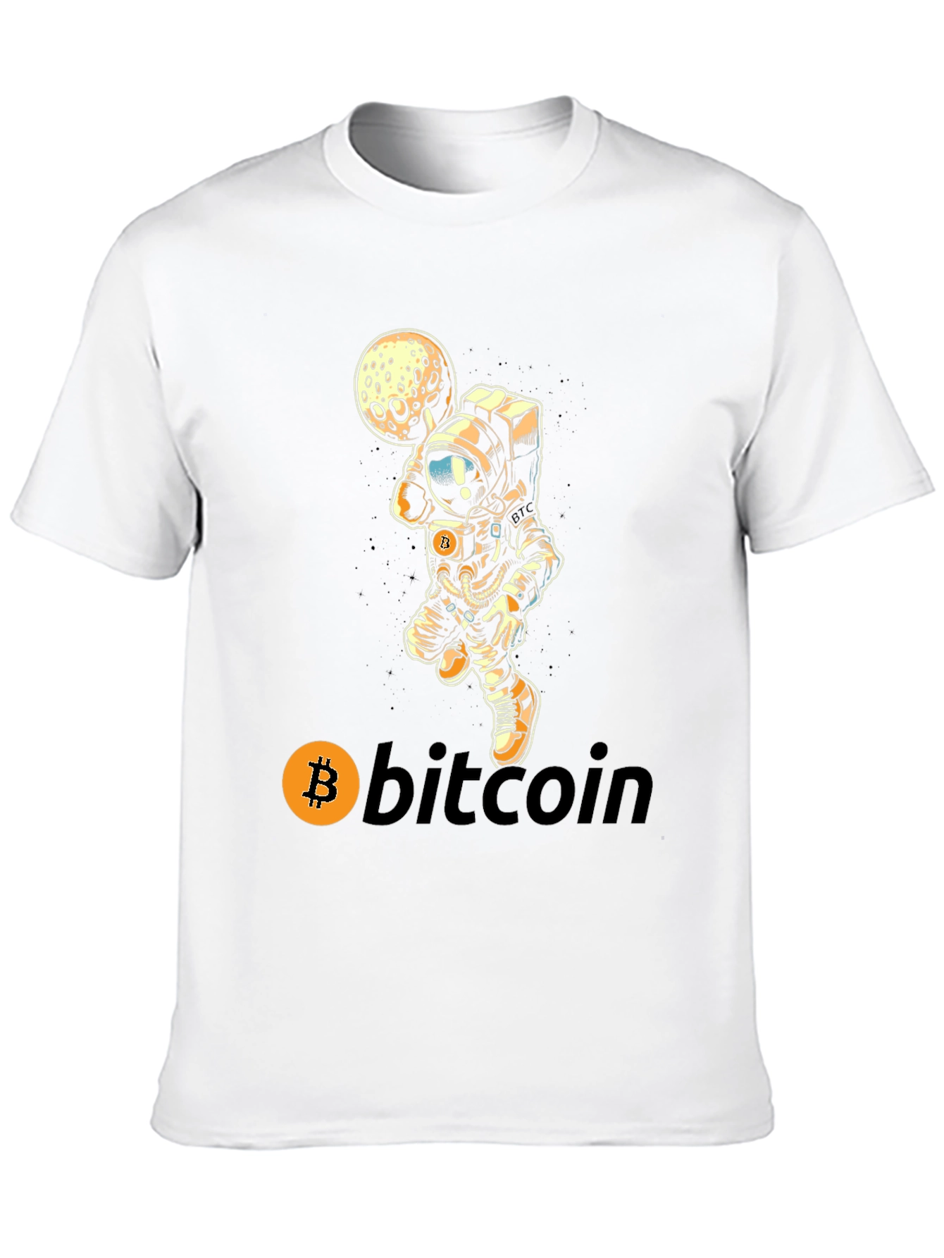 Bitcoin Astronaut T-Shirt - Crypto Moonshot Tee