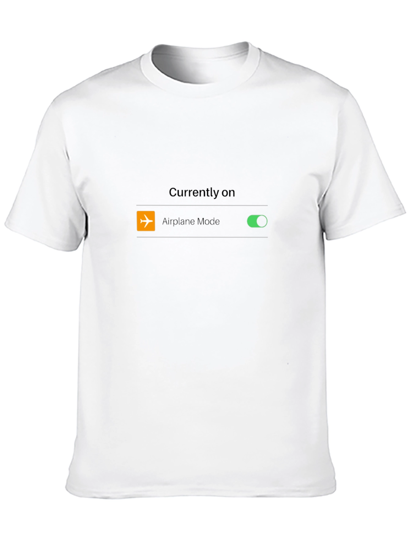 Airplane Mode On T-Shirt - Novelty Graphic Tee