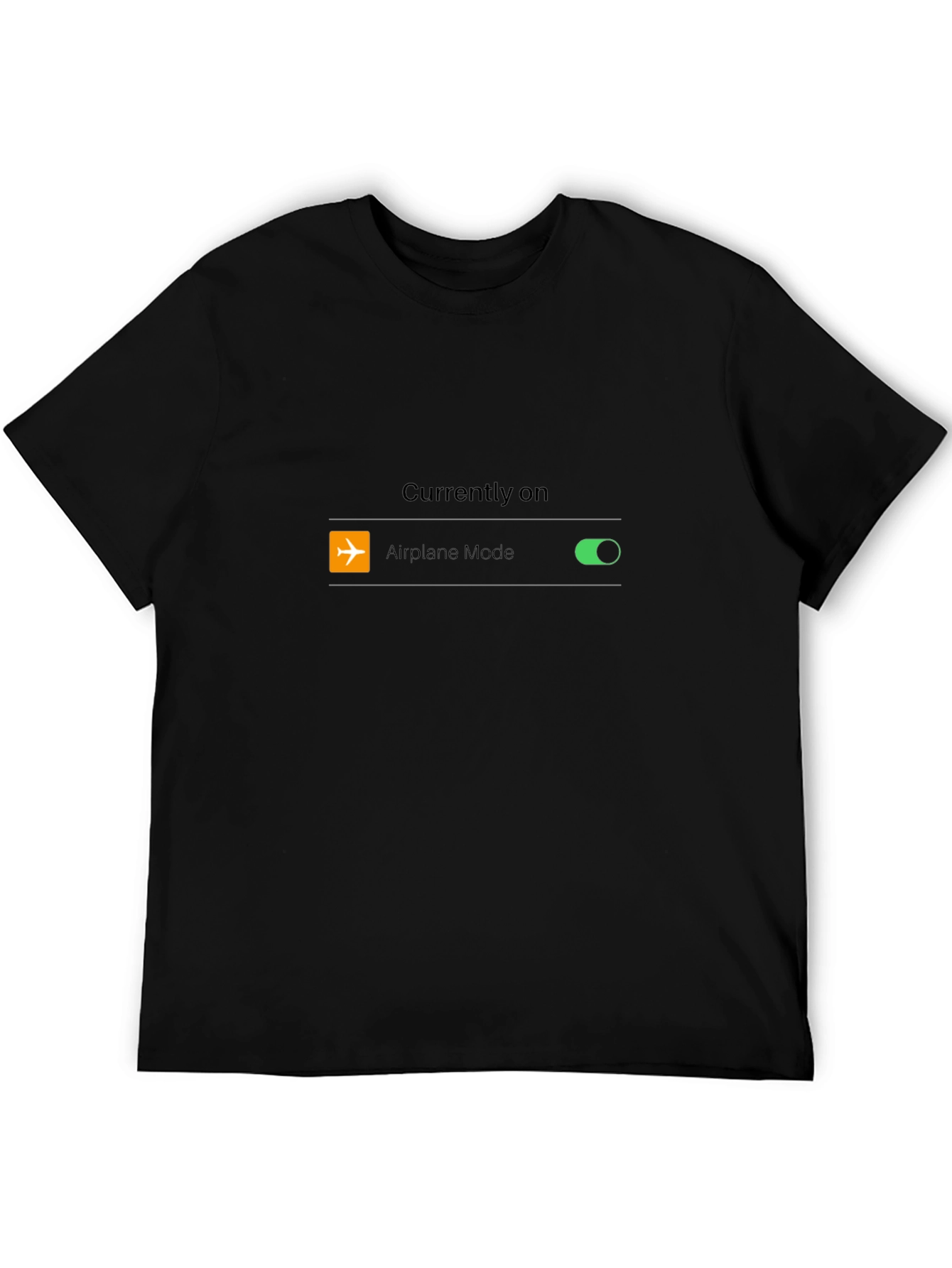 Airplane Mode On T-Shirt - Novelty Graphic Tee