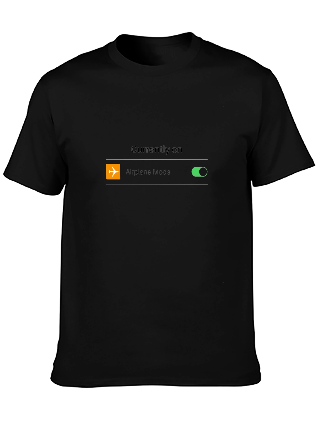 Airplane Mode On T-Shirt - Novelty Graphic Tee