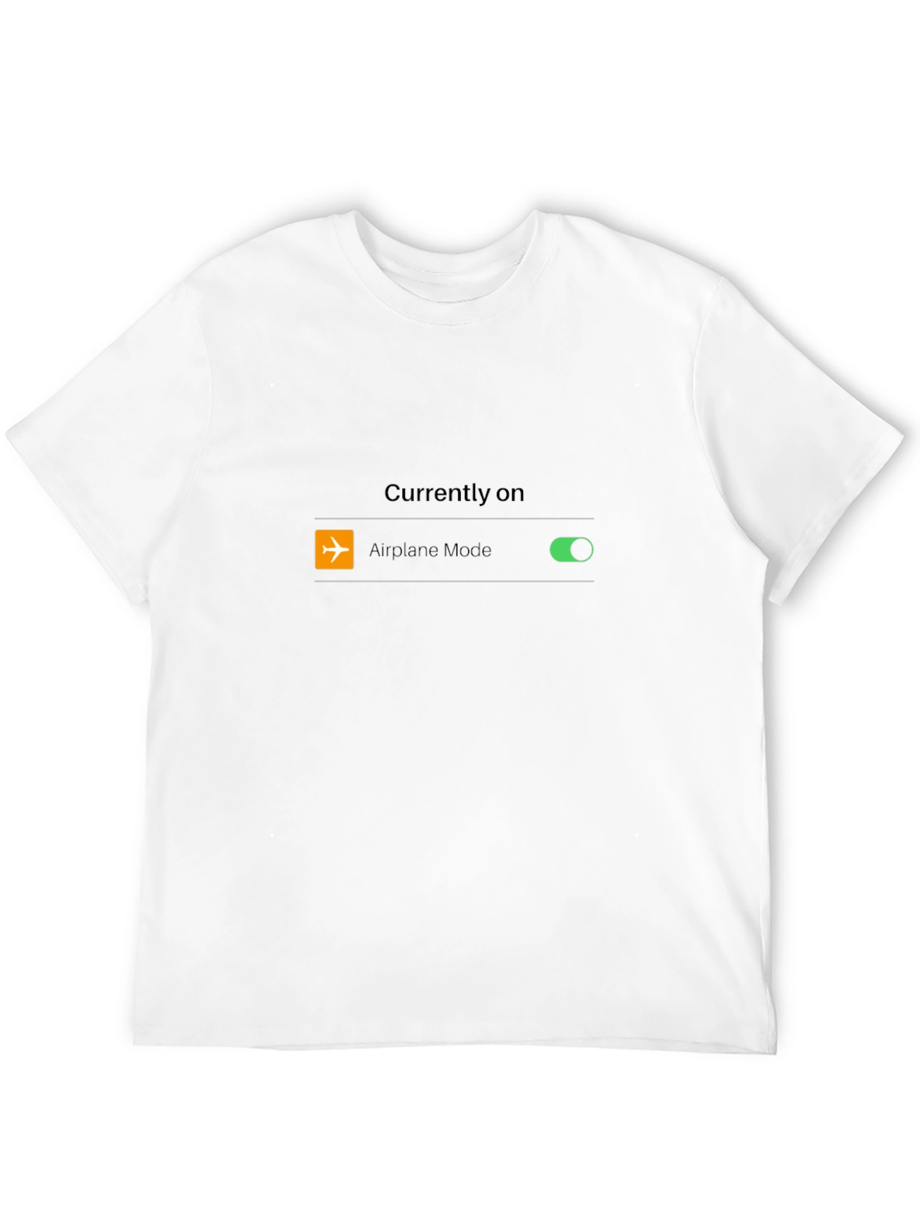 Airplane Mode On T-Shirt - Novelty Graphic Tee