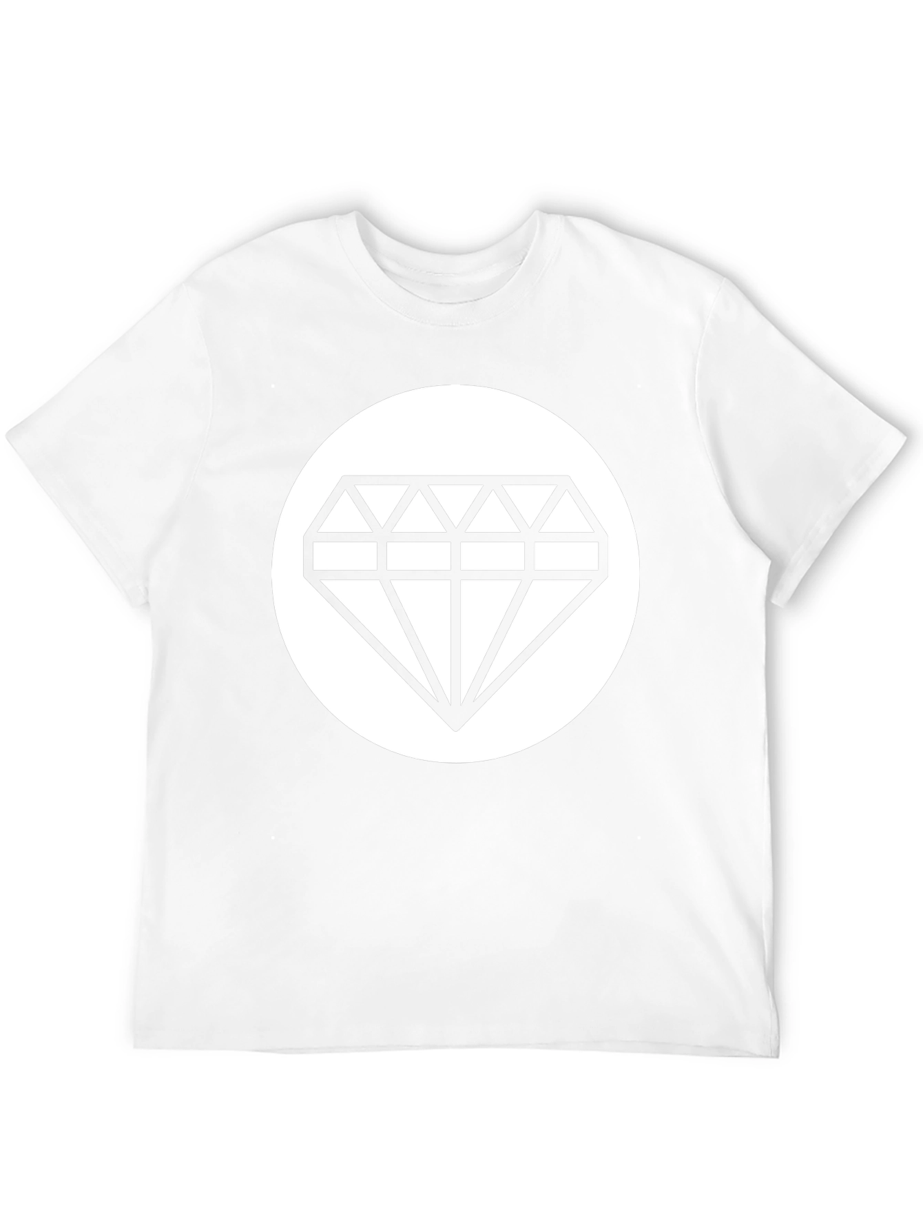 Diamond Graphic Black T-Shirt - Stylish Casual Wear