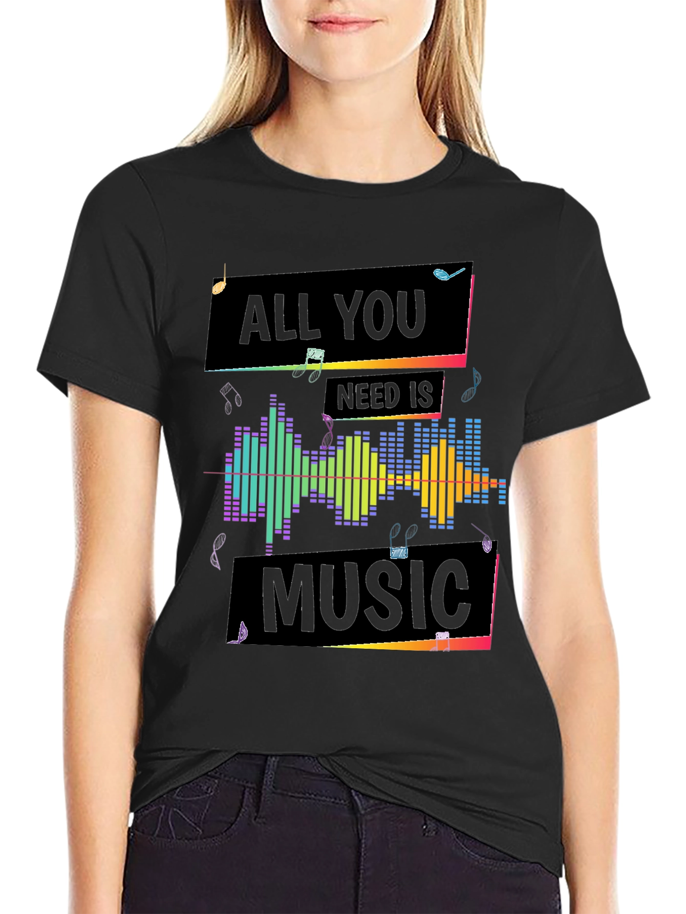 All You Need Is Music T-Shirt - Graphic Tee