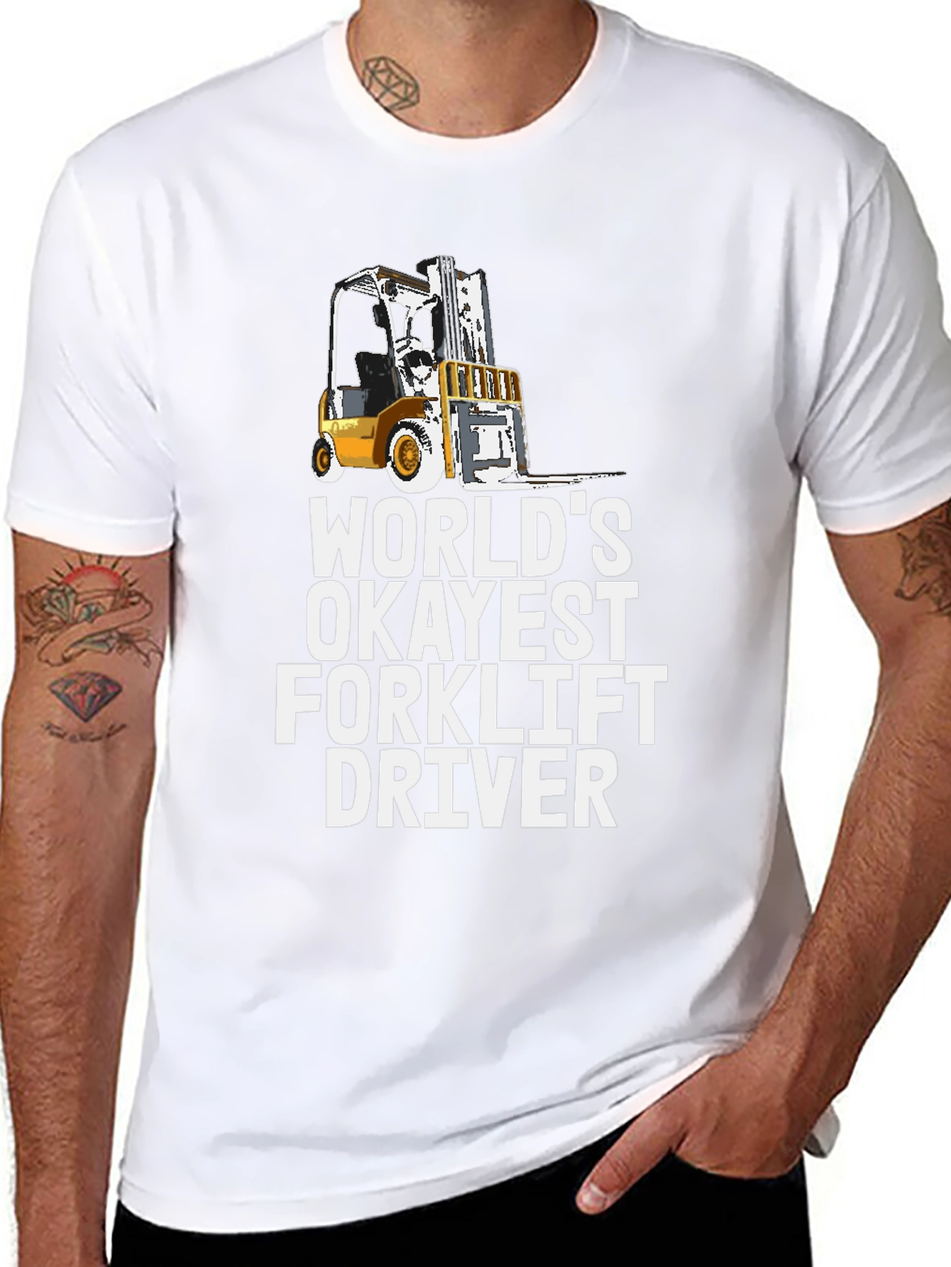 Okayest Forklift Driver Graphic Tee