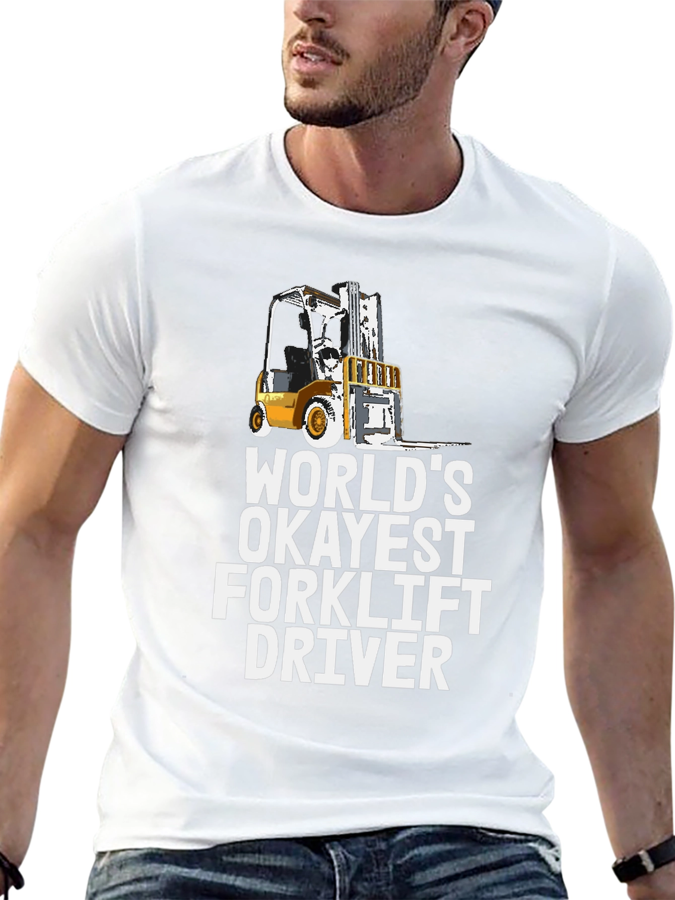 Okayest Forklift Driver Graphic Tee