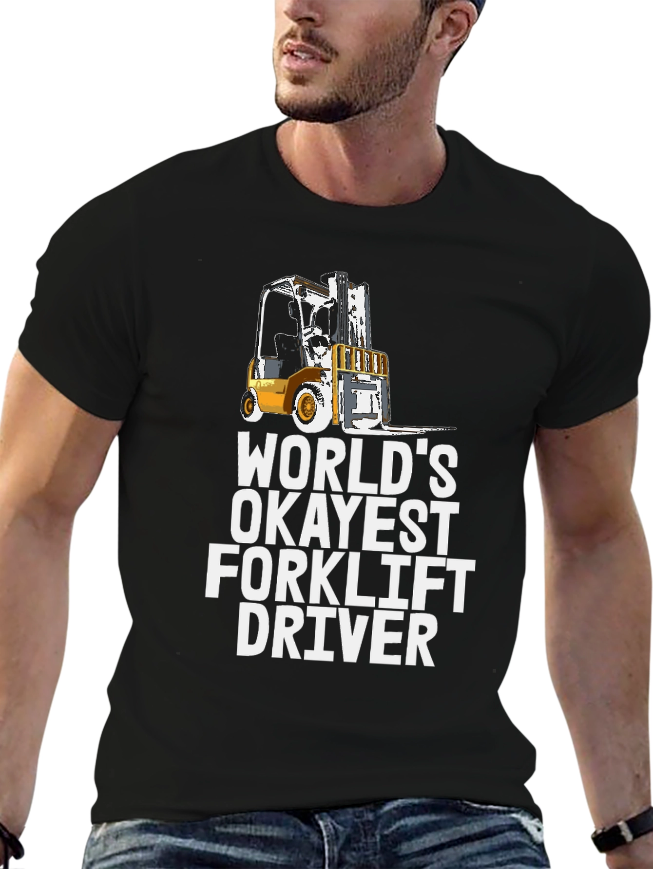 Okayest Forklift Driver Graphic Tee