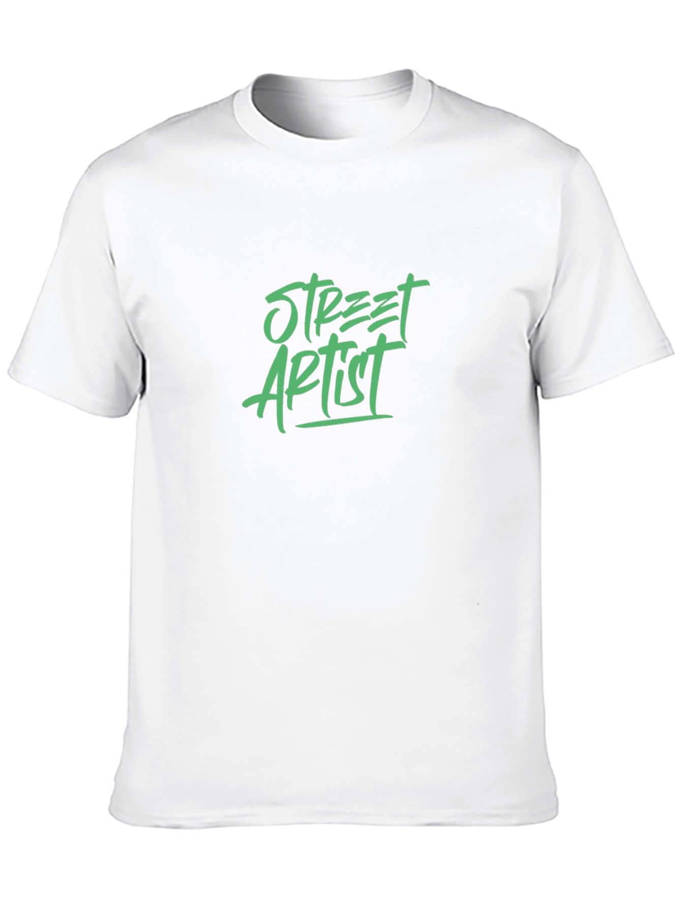 Street Artist Graphic Tee - Black Cotton Blend