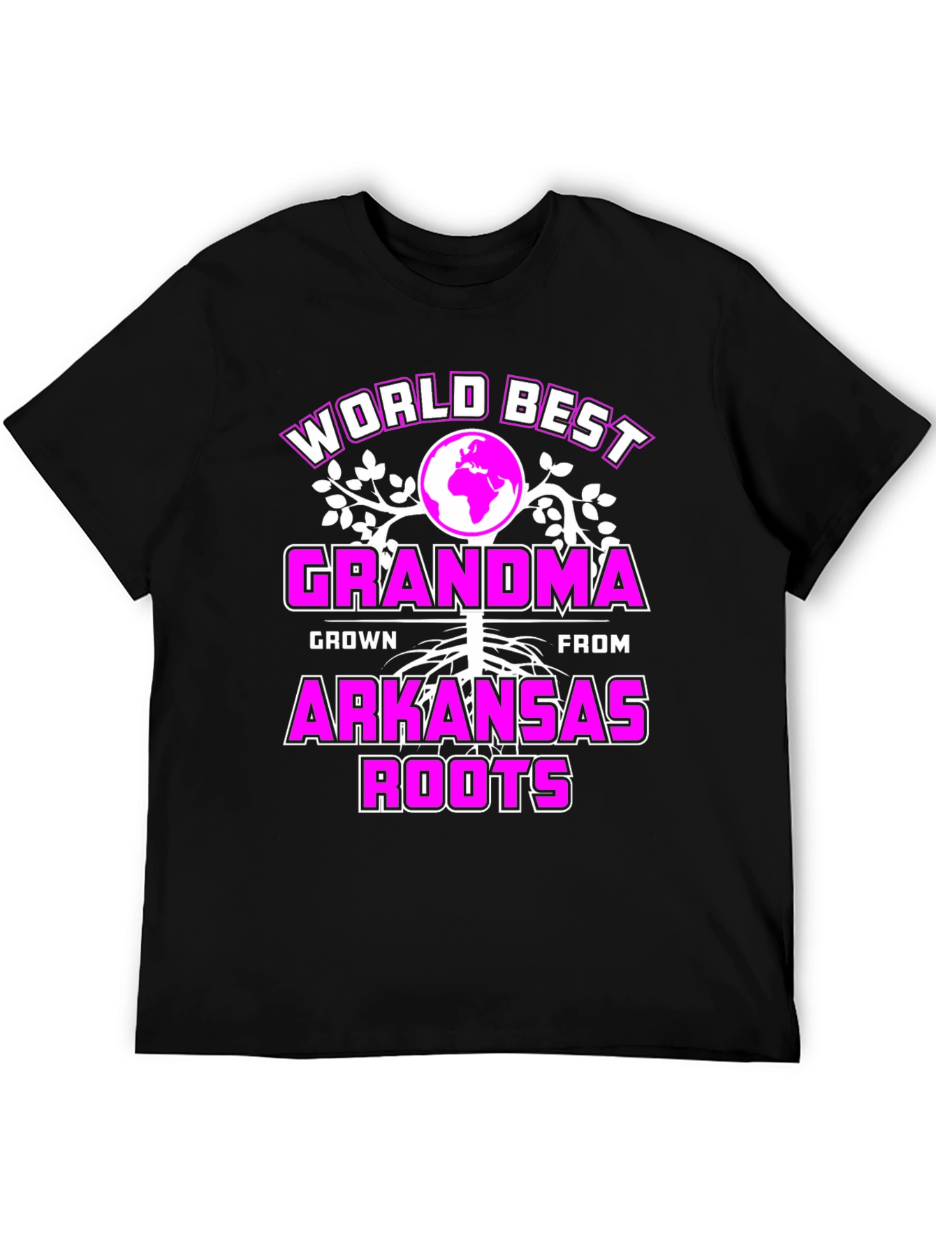Worlds Best Grandma T-Shirt - Arkansas Roots