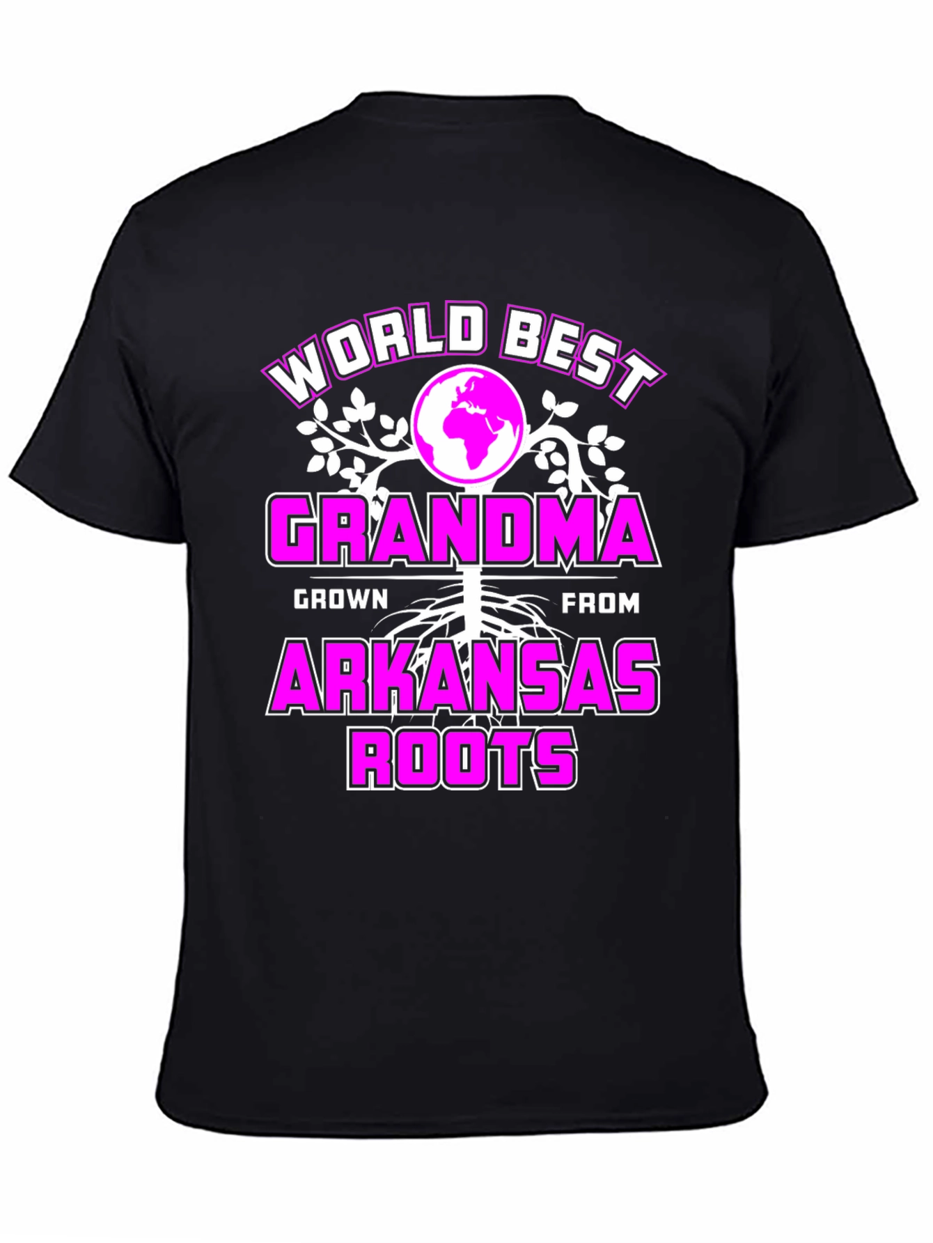 Worlds Best Grandma T-Shirt - Arkansas Roots