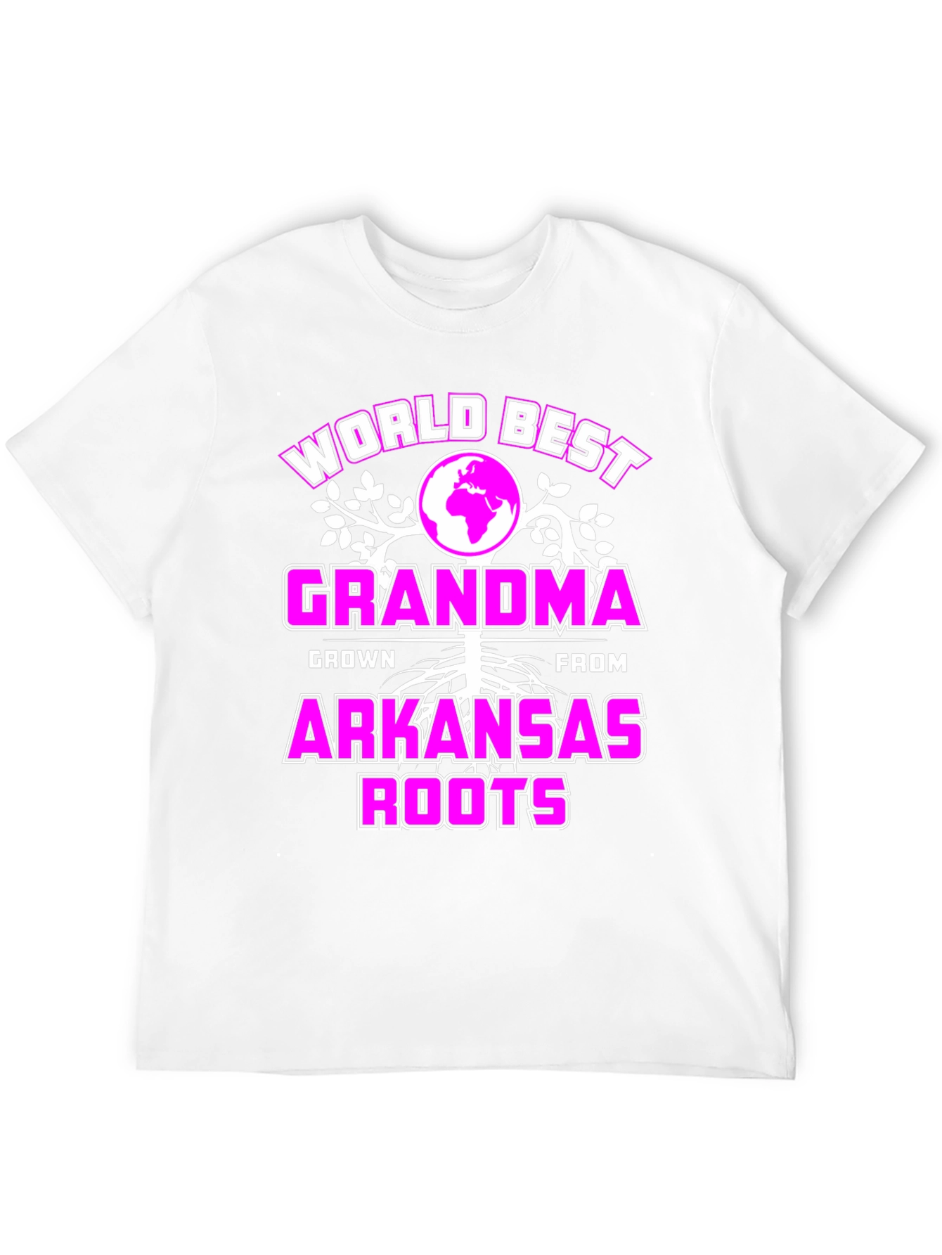 Worlds Best Grandma T-Shirt - Arkansas Roots