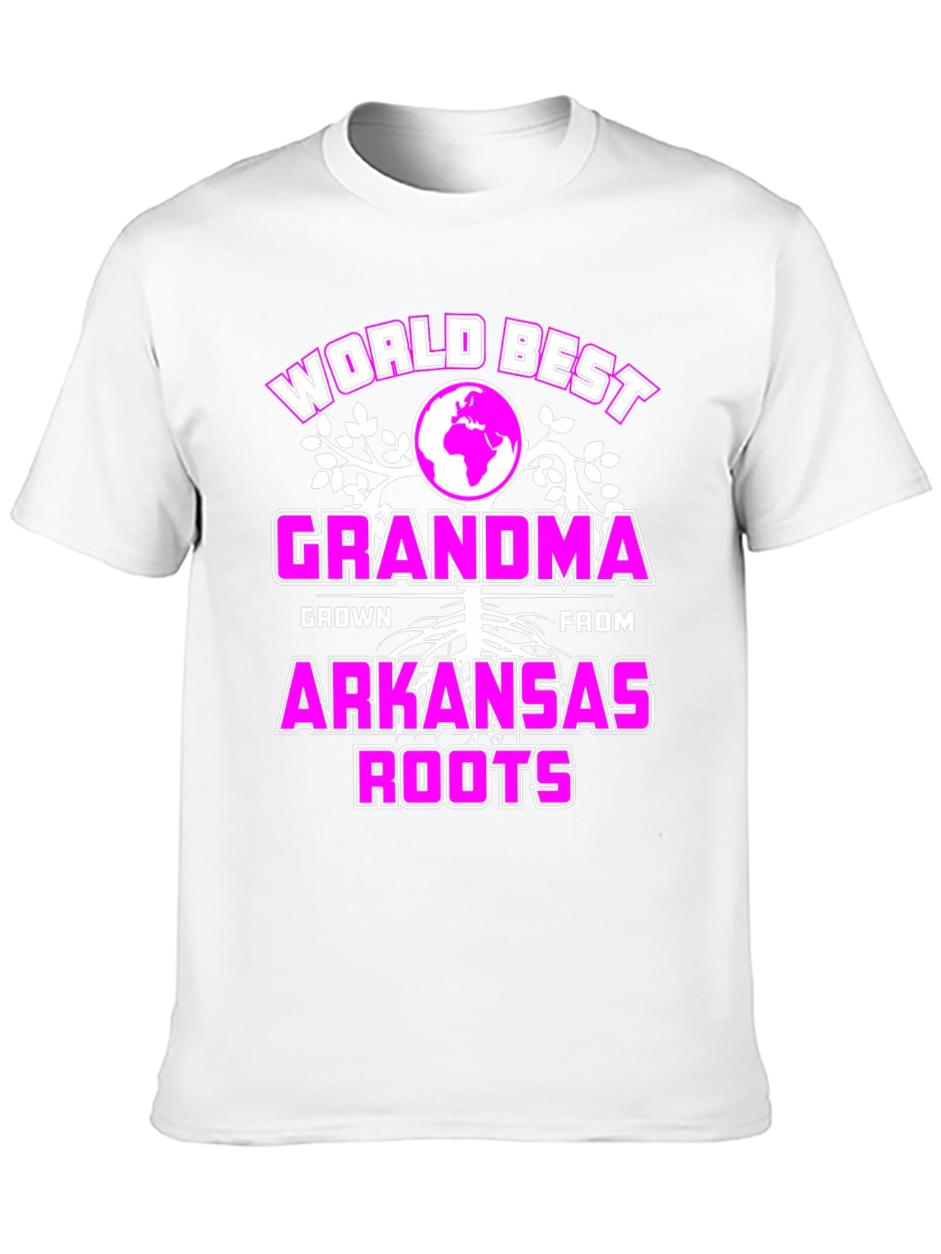 Worlds Best Grandma T-Shirt - Arkansas Roots