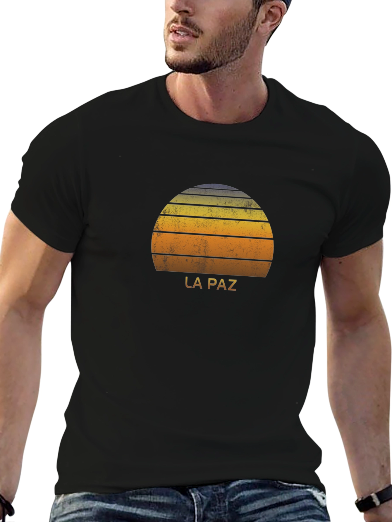 Retro La Paz Sunset T-Shirt