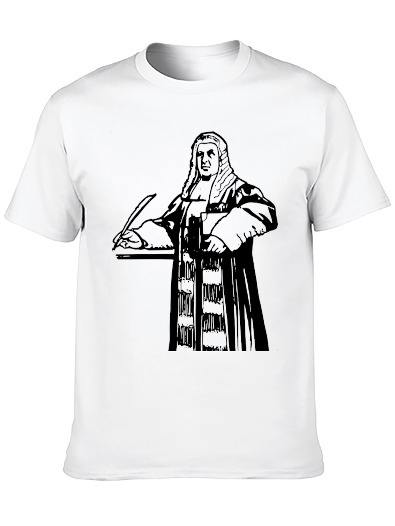 Black T-Shirt with Judge Graphic