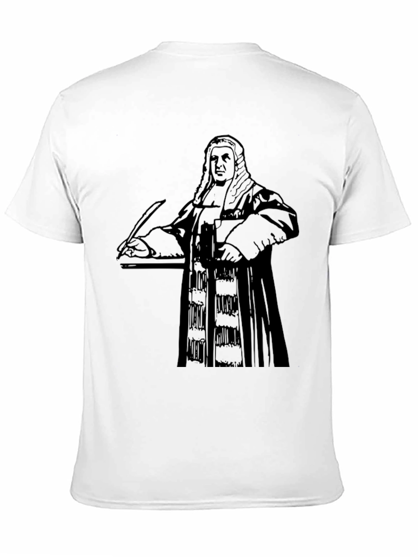 Black T-Shirt with Judge Graphic
