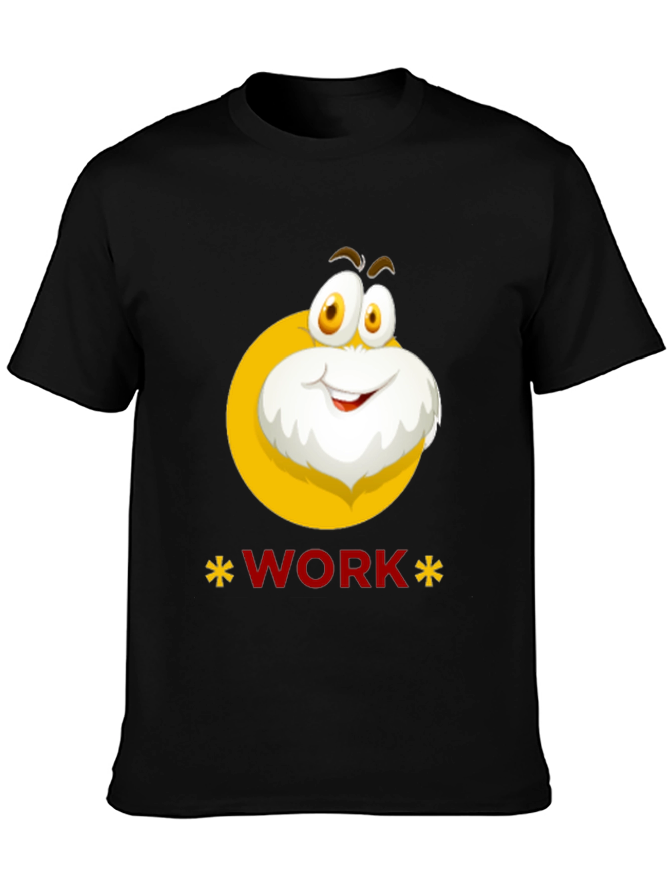 Funny Cartoon Character Work Graphic T-Shirt