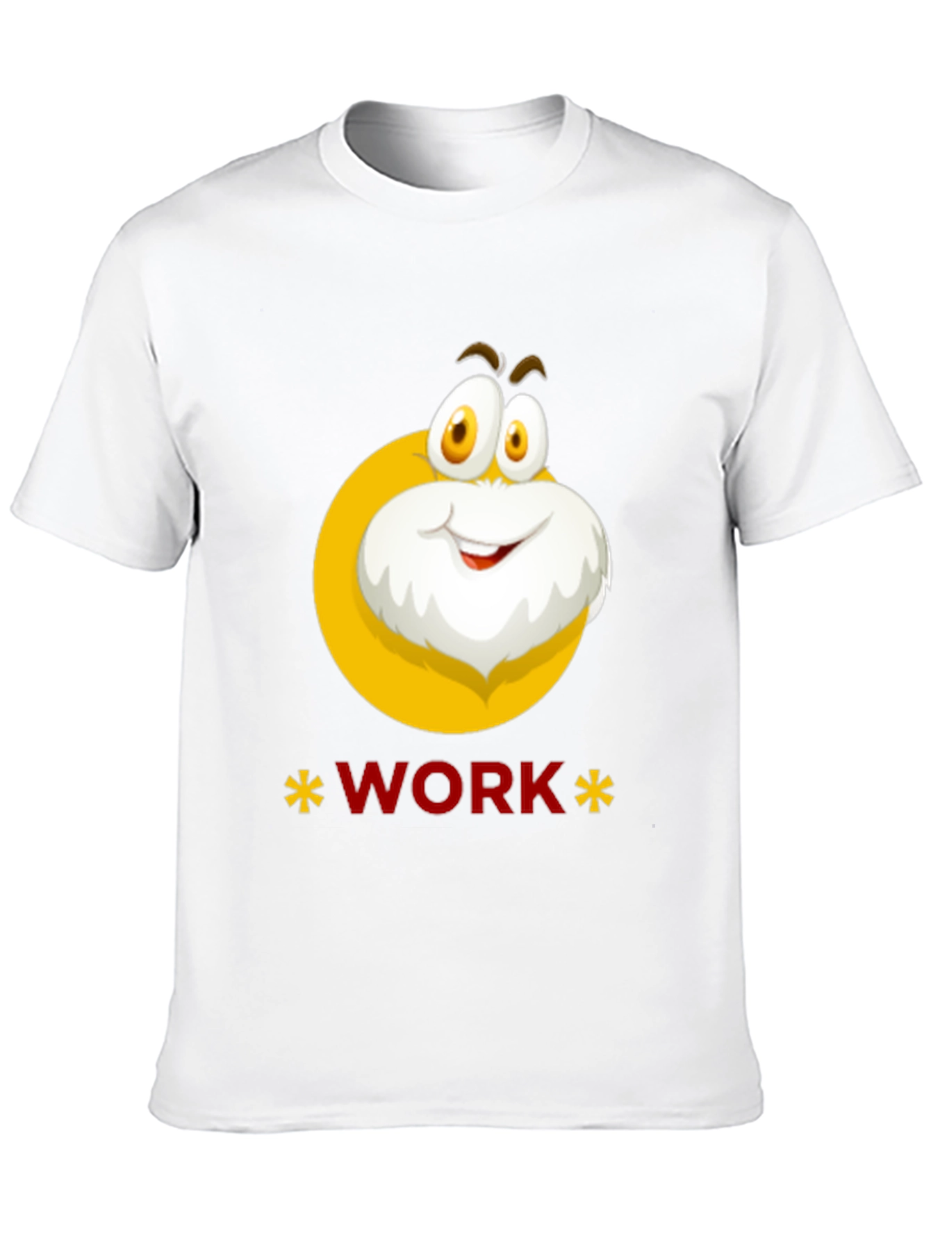 Funny Cartoon Character Work Graphic T-Shirt