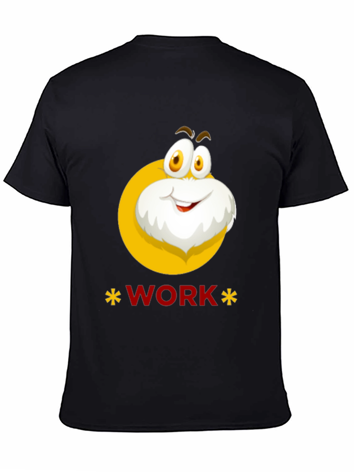 Funny Cartoon Character Work Graphic T-Shirt