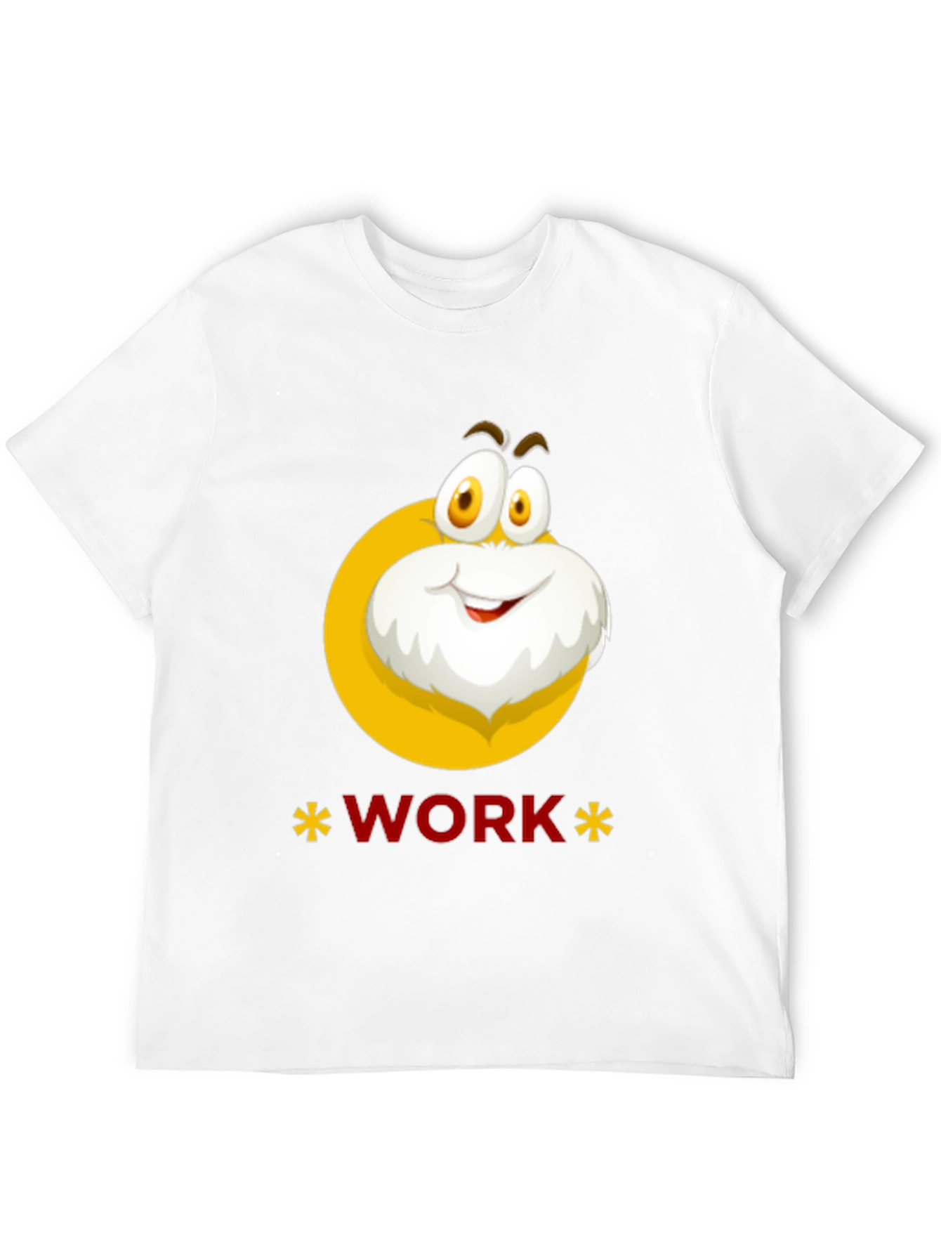 Funny Cartoon Character Work Graphic T-Shirt