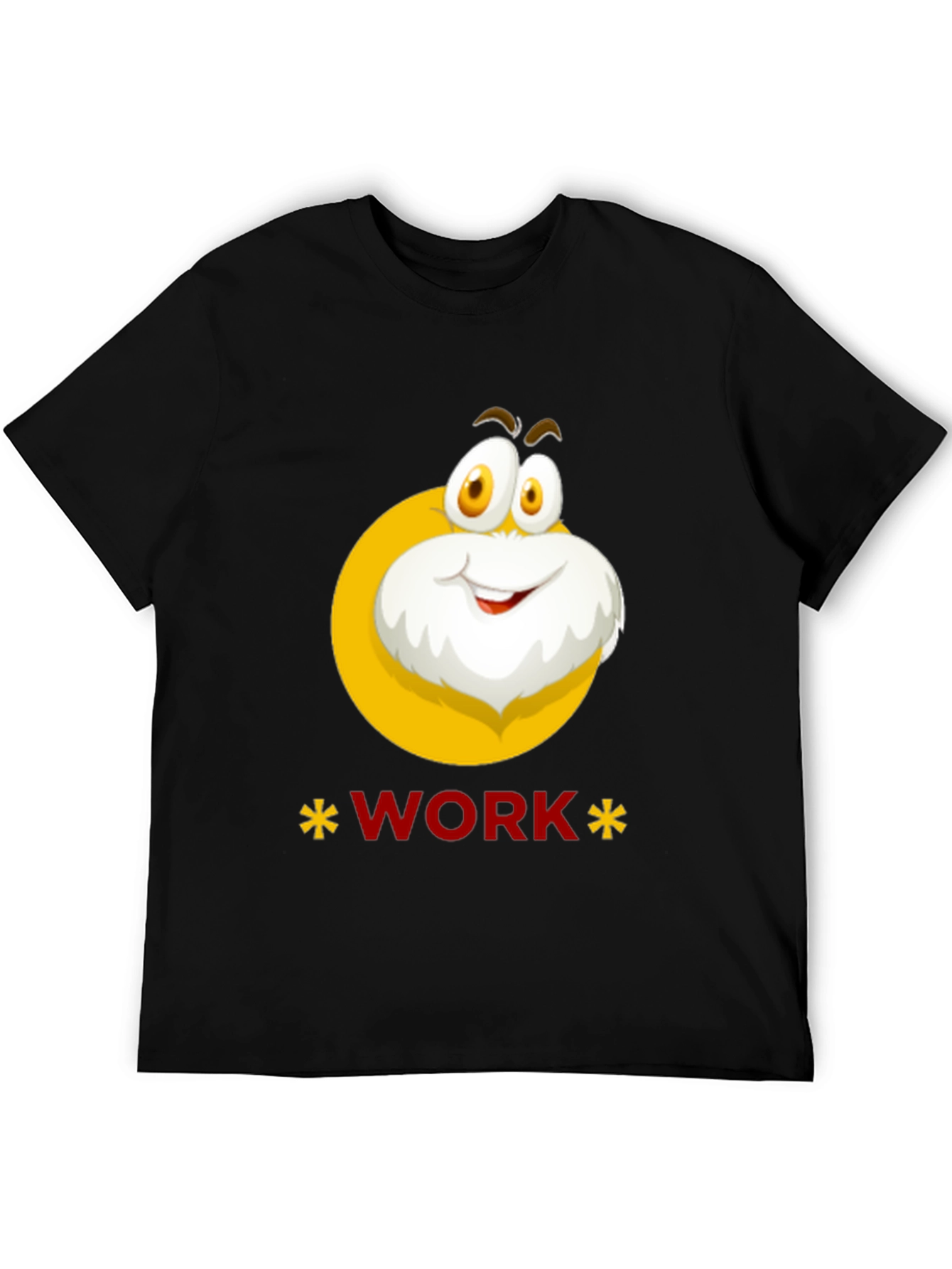 Funny Cartoon Character Work Graphic T-Shirt