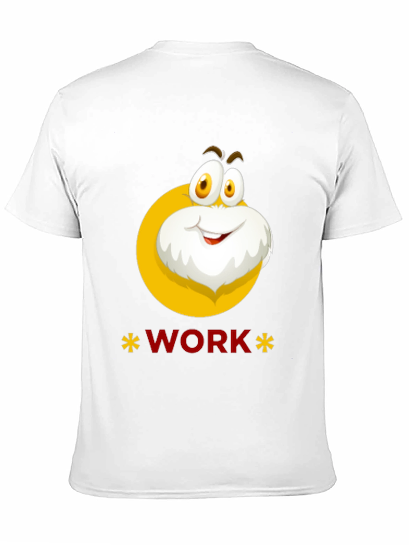 Funny Cartoon Character Work Graphic T-Shirt