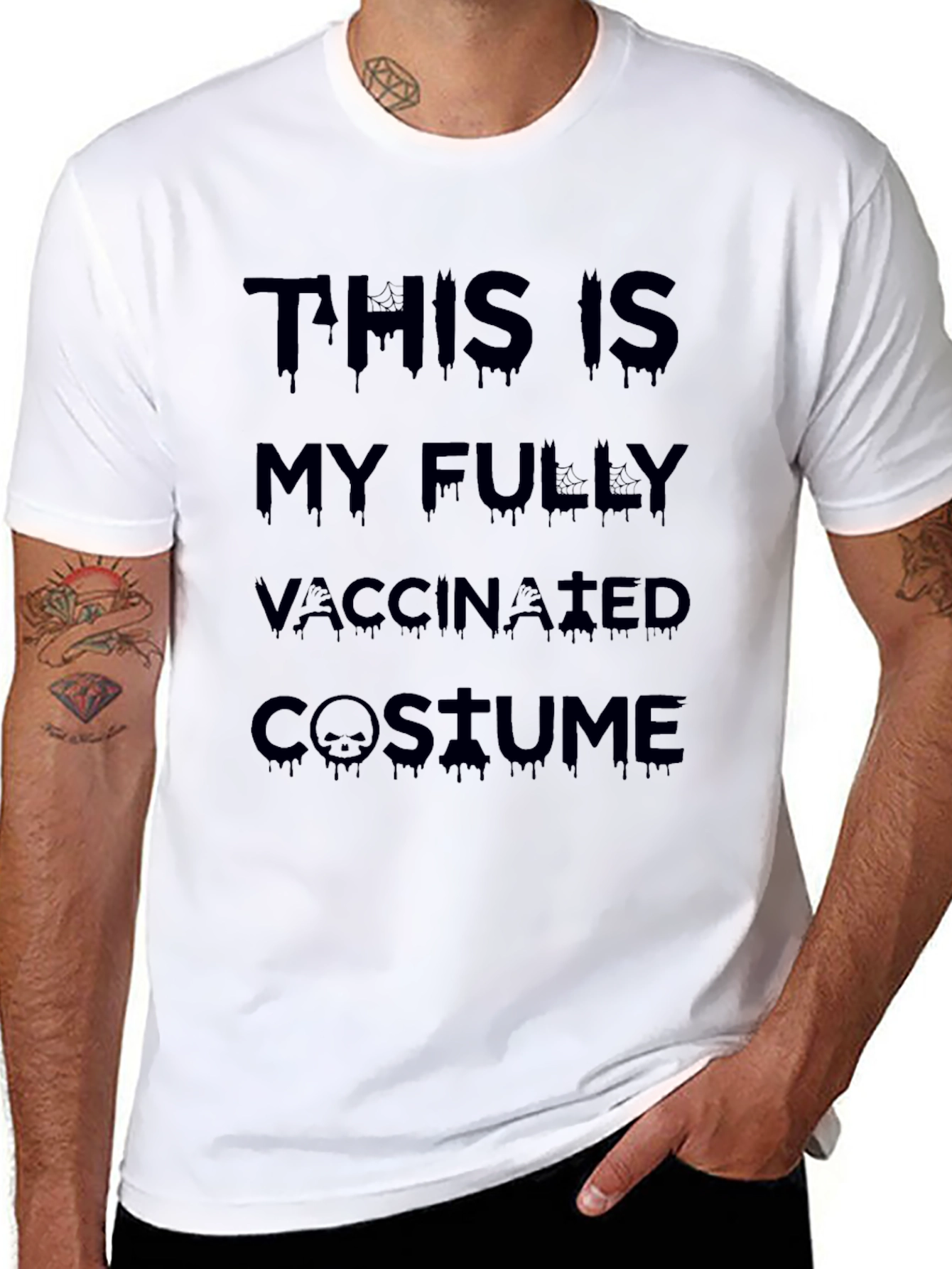 Fully Vaccinated Costume Graphic Tee