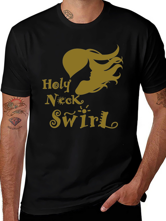 Holy Neck Swirl Graphic T-Shirt