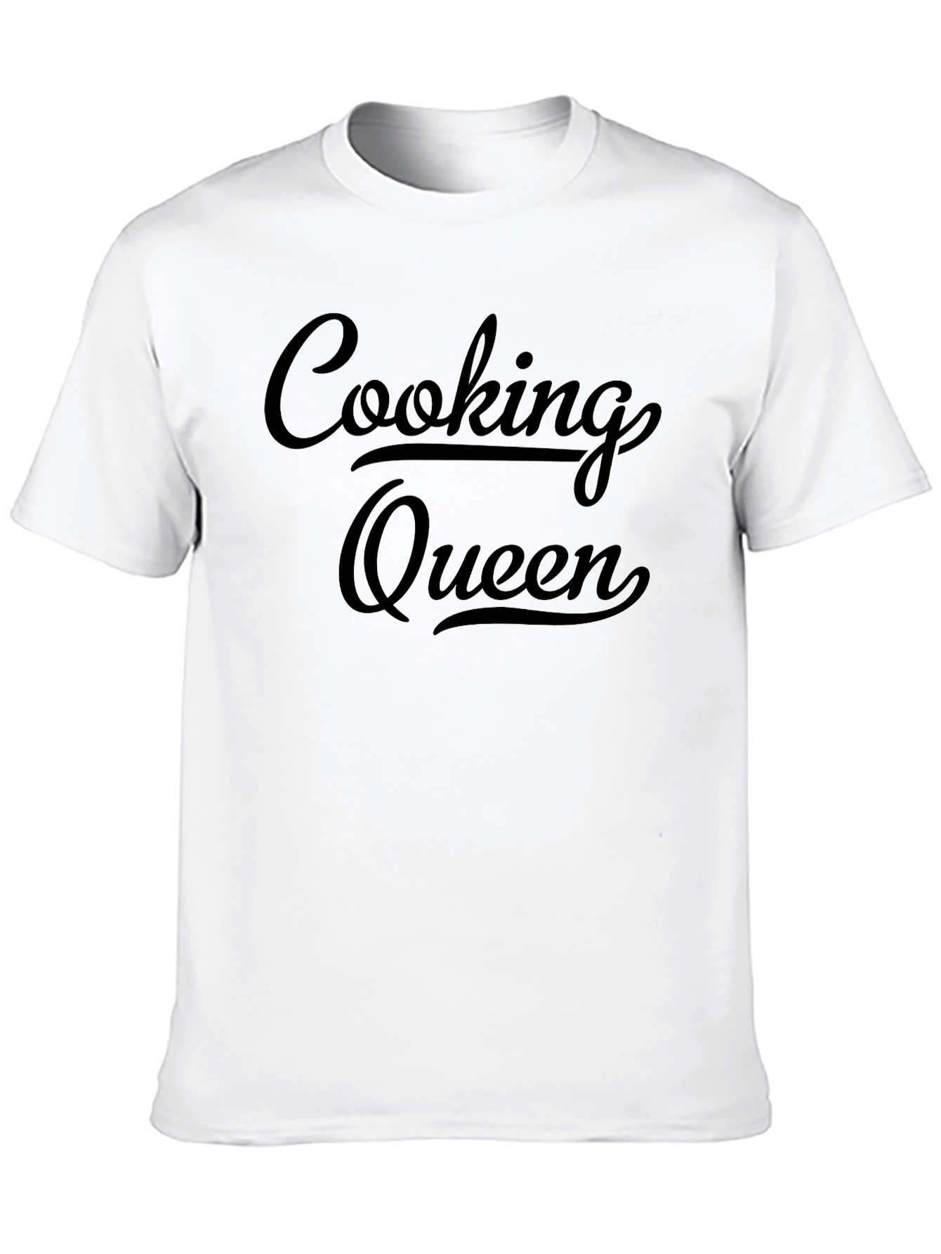 Cooking Queen T-Shirt - Black Graphic Tee