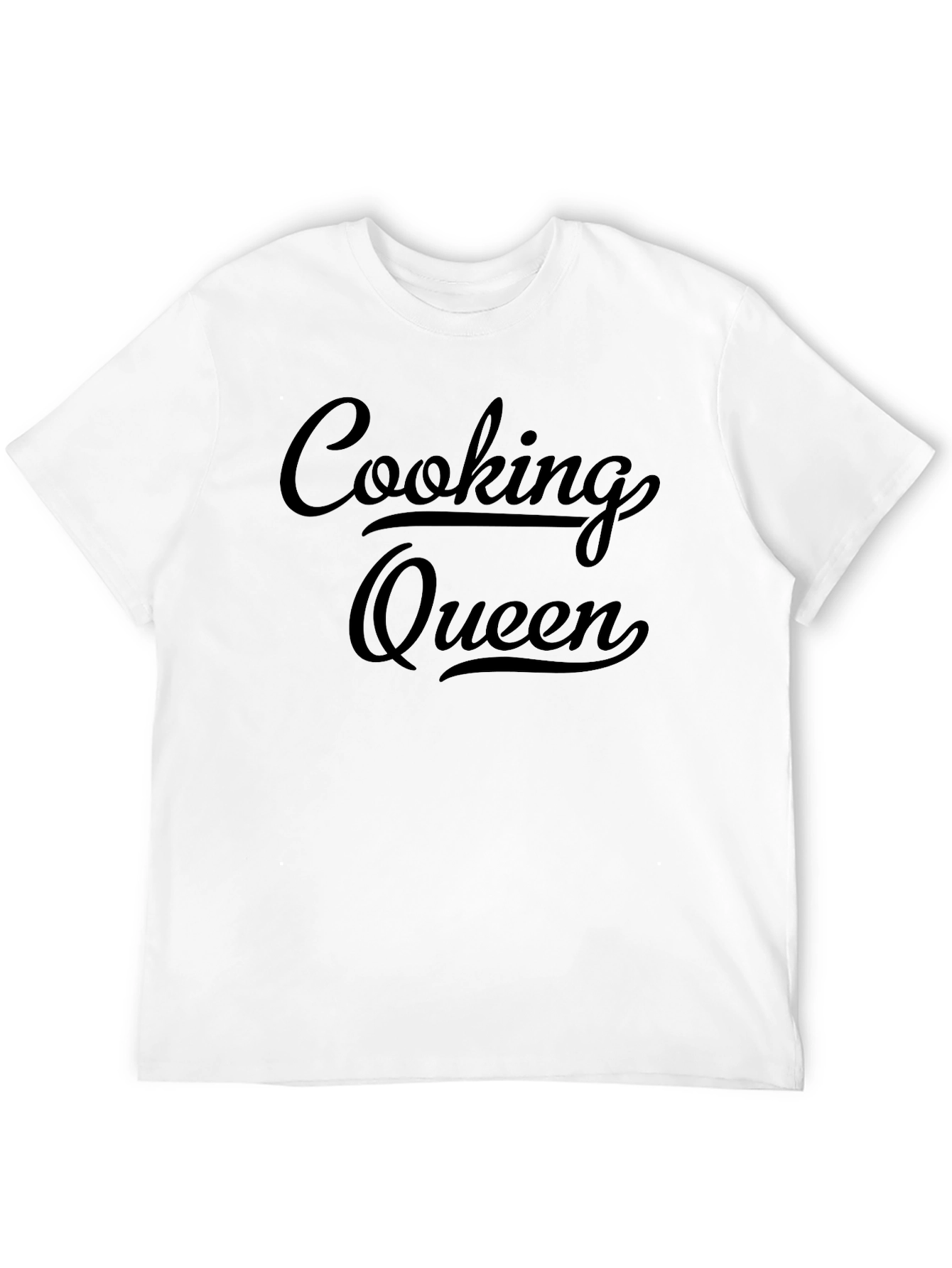 Cooking Queen T-Shirt - Black Graphic Tee