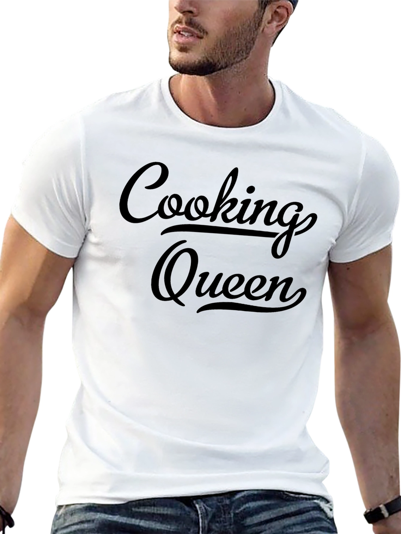 Cooking Queen T-Shirt - Black Graphic Tee
