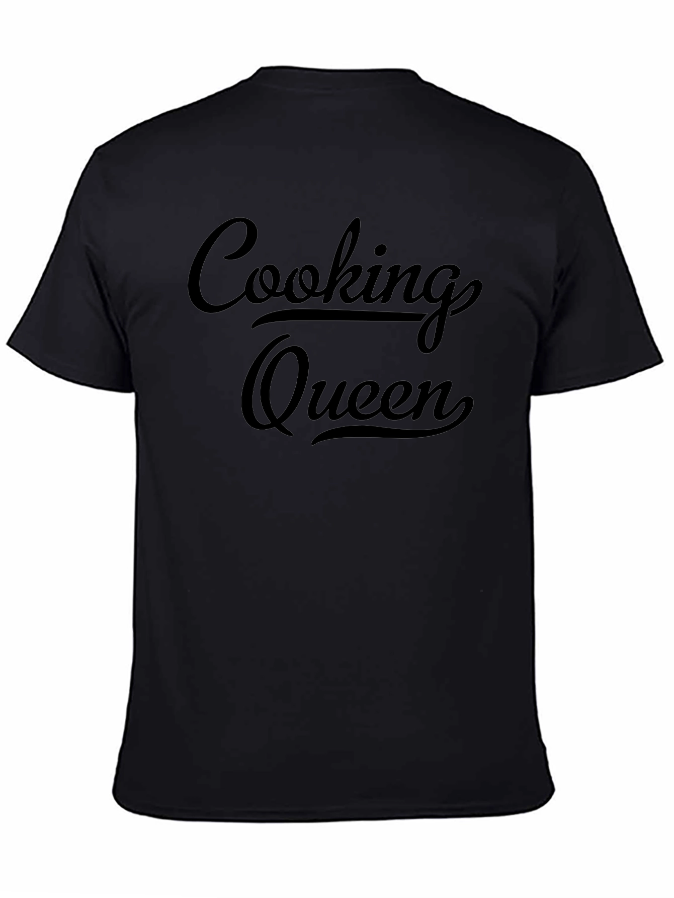 Cooking Queen T-Shirt - Black Graphic Tee