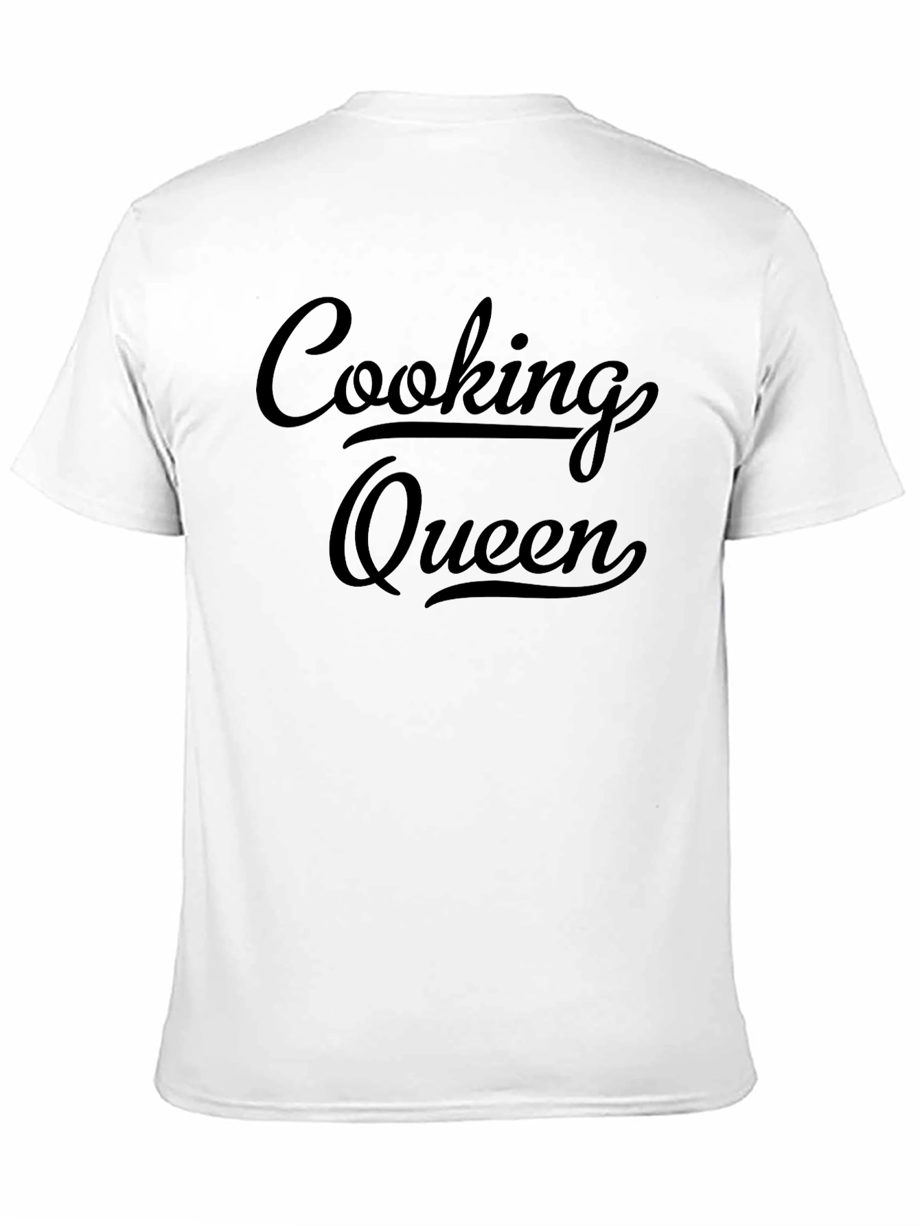 Cooking Queen T-Shirt - Black Graphic Tee