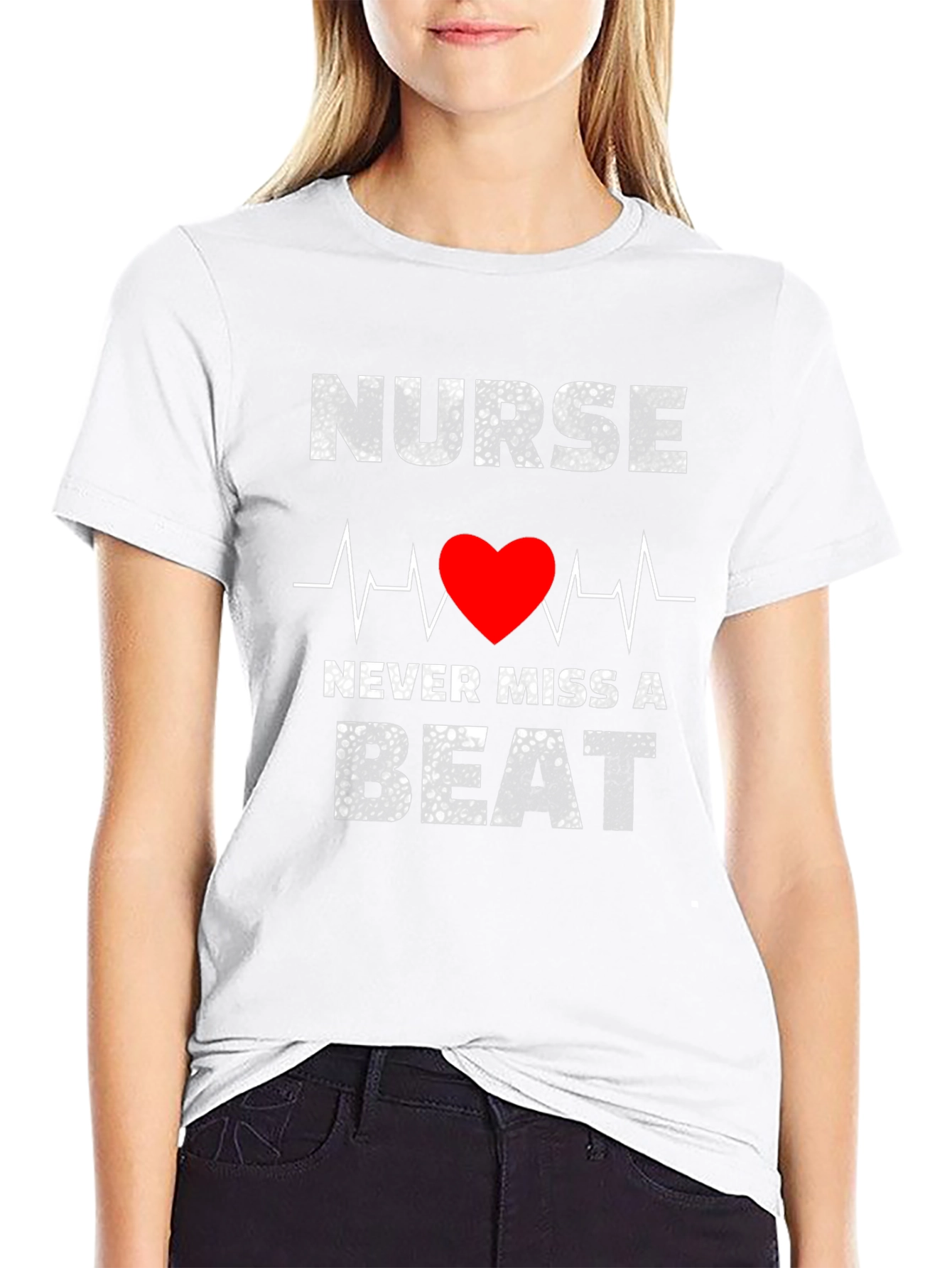Nurse Never Miss a Beat Graphic T-Shirt