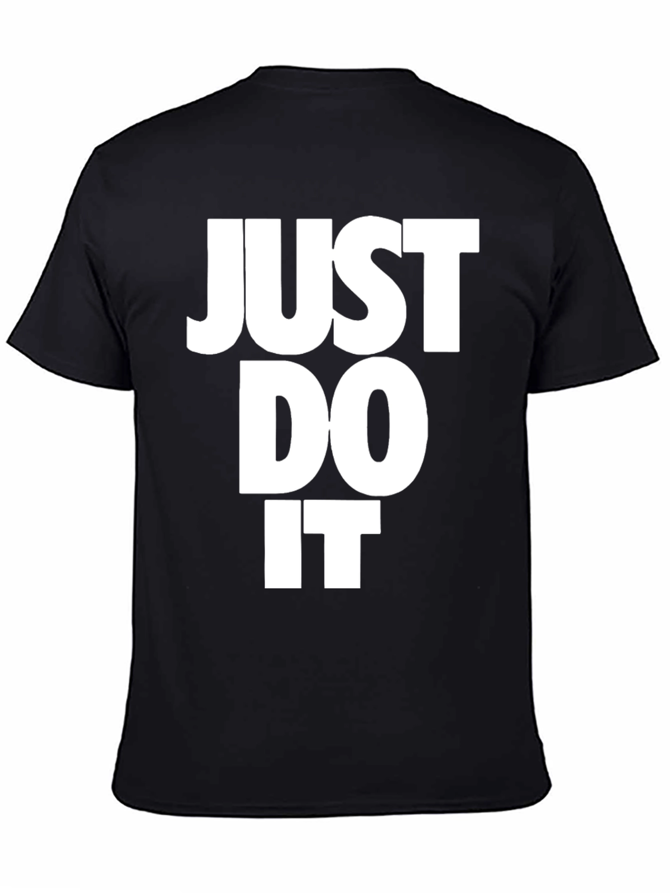 Just Do It Black Tee