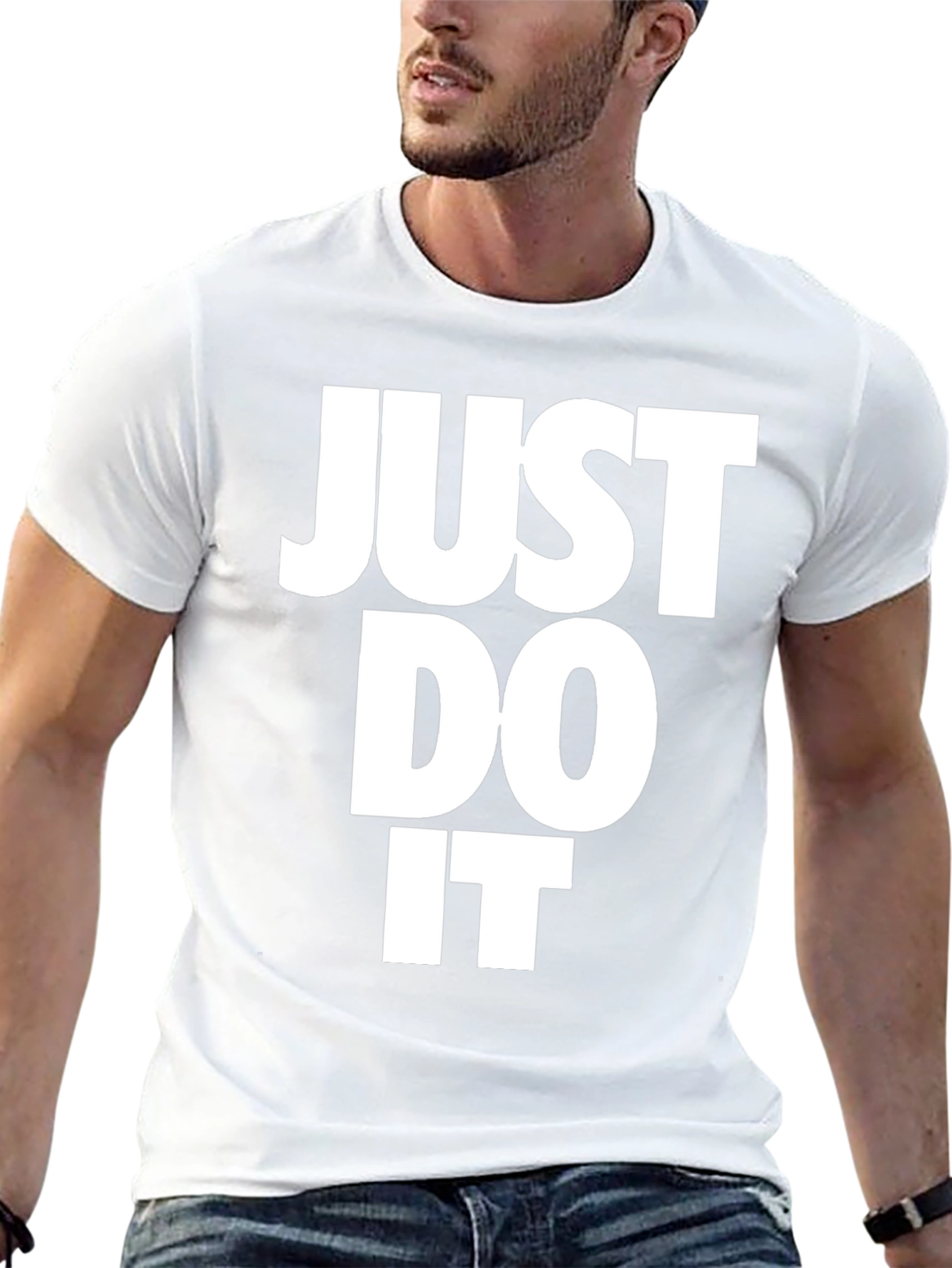 Just Do It Black Tee