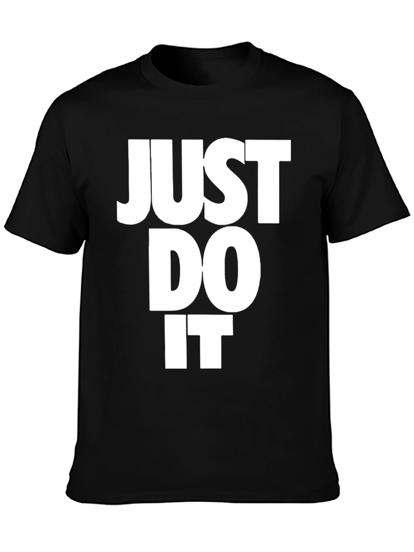 Just Do It Black Tee