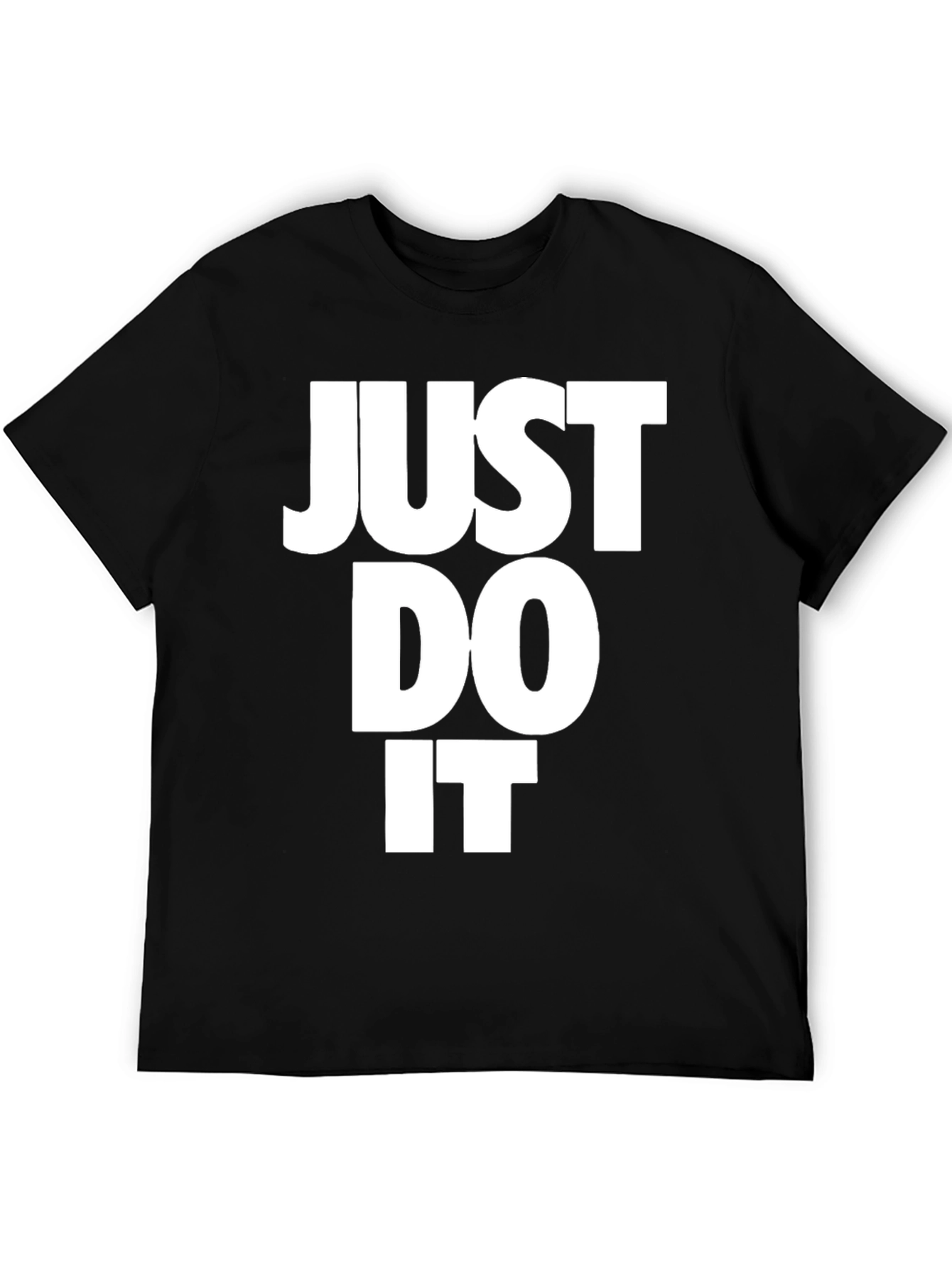 Just Do It Black Tee