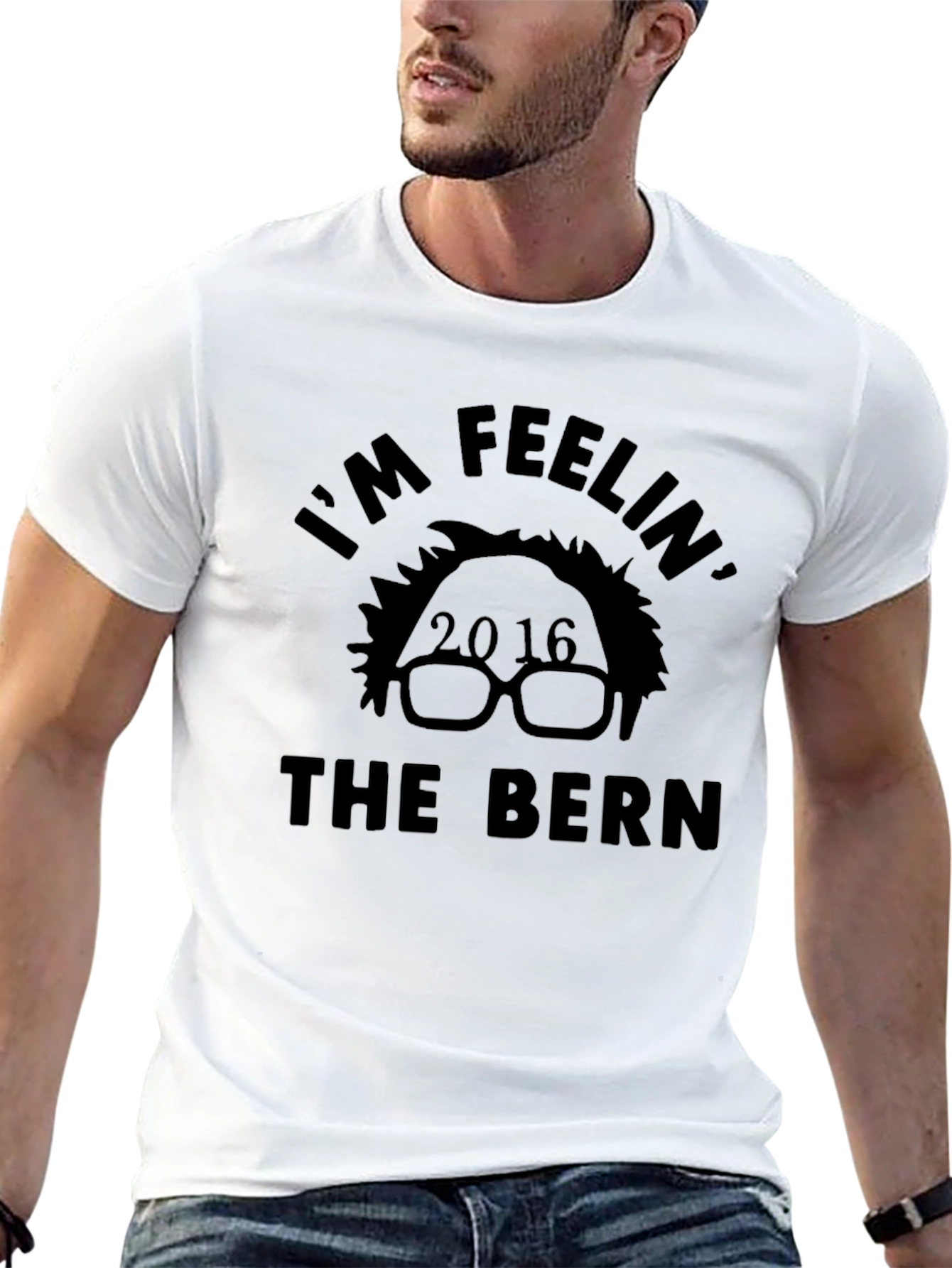 Im Feelin The Bern Black T-Shirt