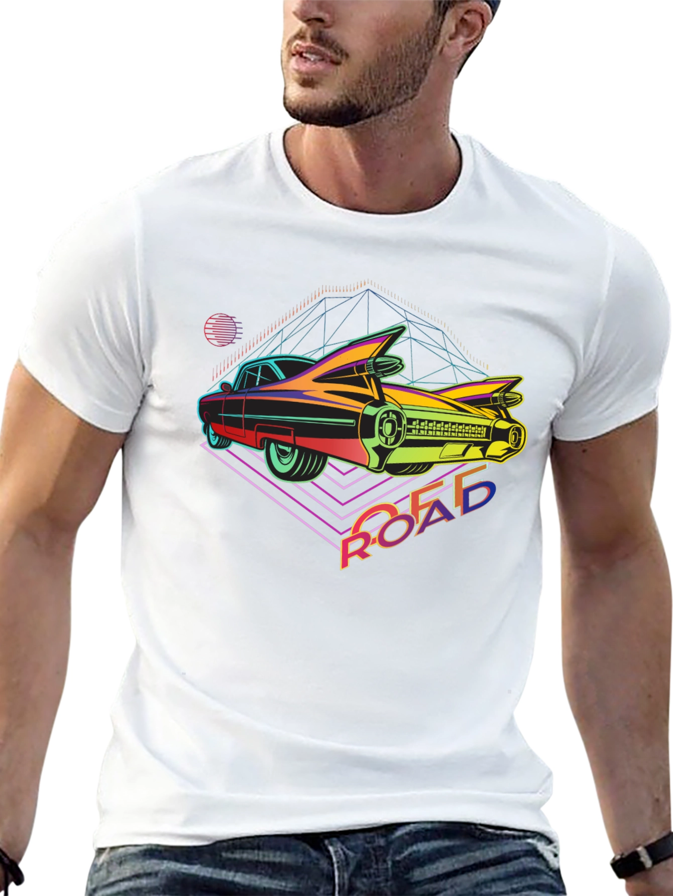 Retro Car T-Shirt - 80s Inspired Graphic Tee