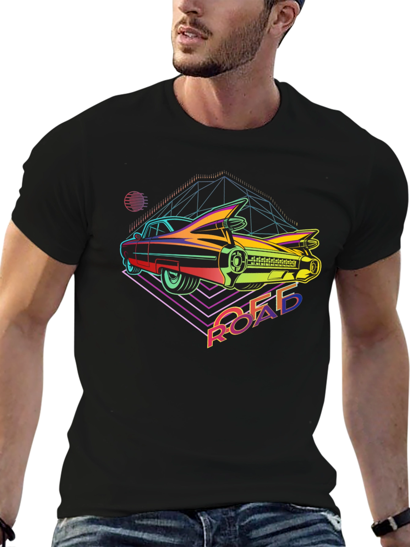 Retro Car T-Shirt - 80s Inspired Graphic Tee
