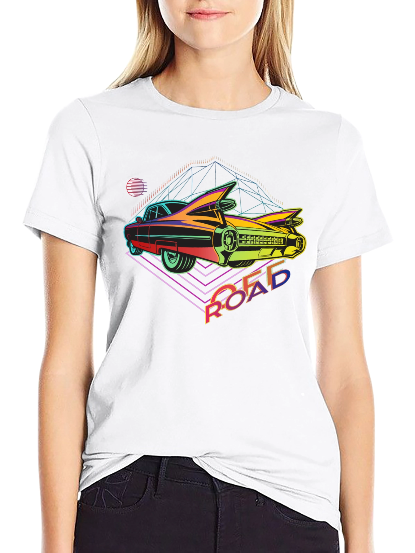 Retro Car T-Shirt - 80s Inspired Graphic Tee